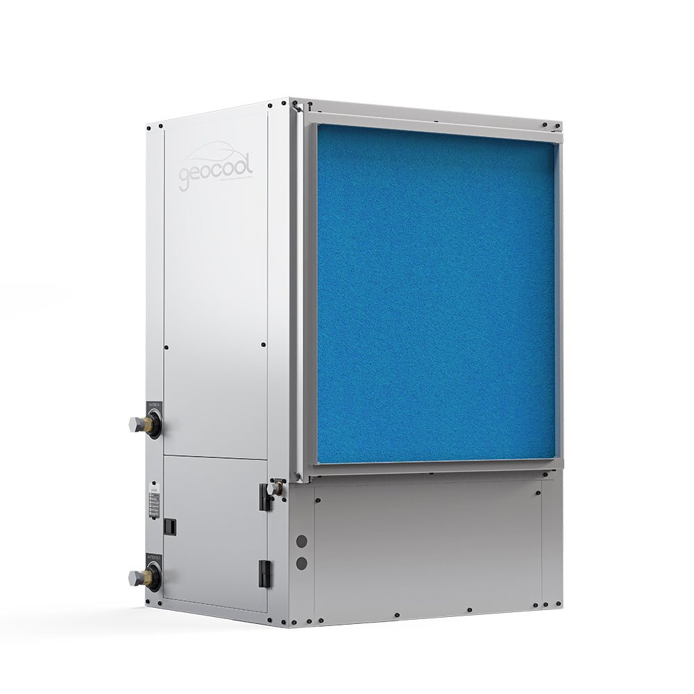 24K BTU Vertical Two Stage 230V 1 Phase 60Hz CuNi Coil Right Return with Desuperheater - High Efficiency HVAC Unit for Commercial Buildings & Industrial Facilities