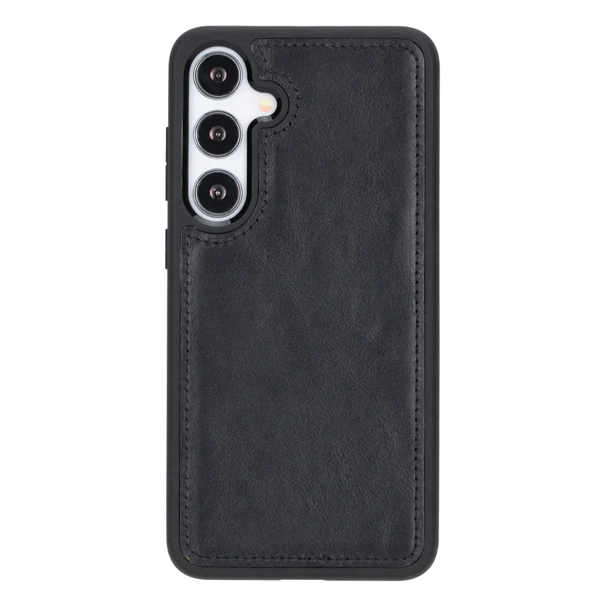 Premium Black Magnetic Leather Wallet Case for Samsung Galaxy S25 Plus - Slim Protective Cover with Card Slots for Credit Cards & ID - Perfect for Everyday Use, Travel & Business