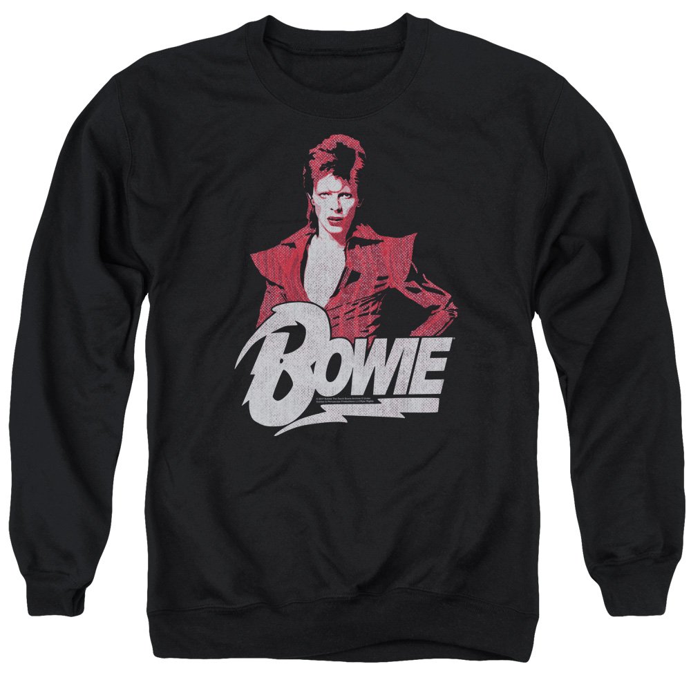 David Bowie Diamond Vintage Graphic Unisex Crewneck Sweatshirt for Men & Women | 70s Rock Band Tee, Casual Streetwear, Concert Merch Gift