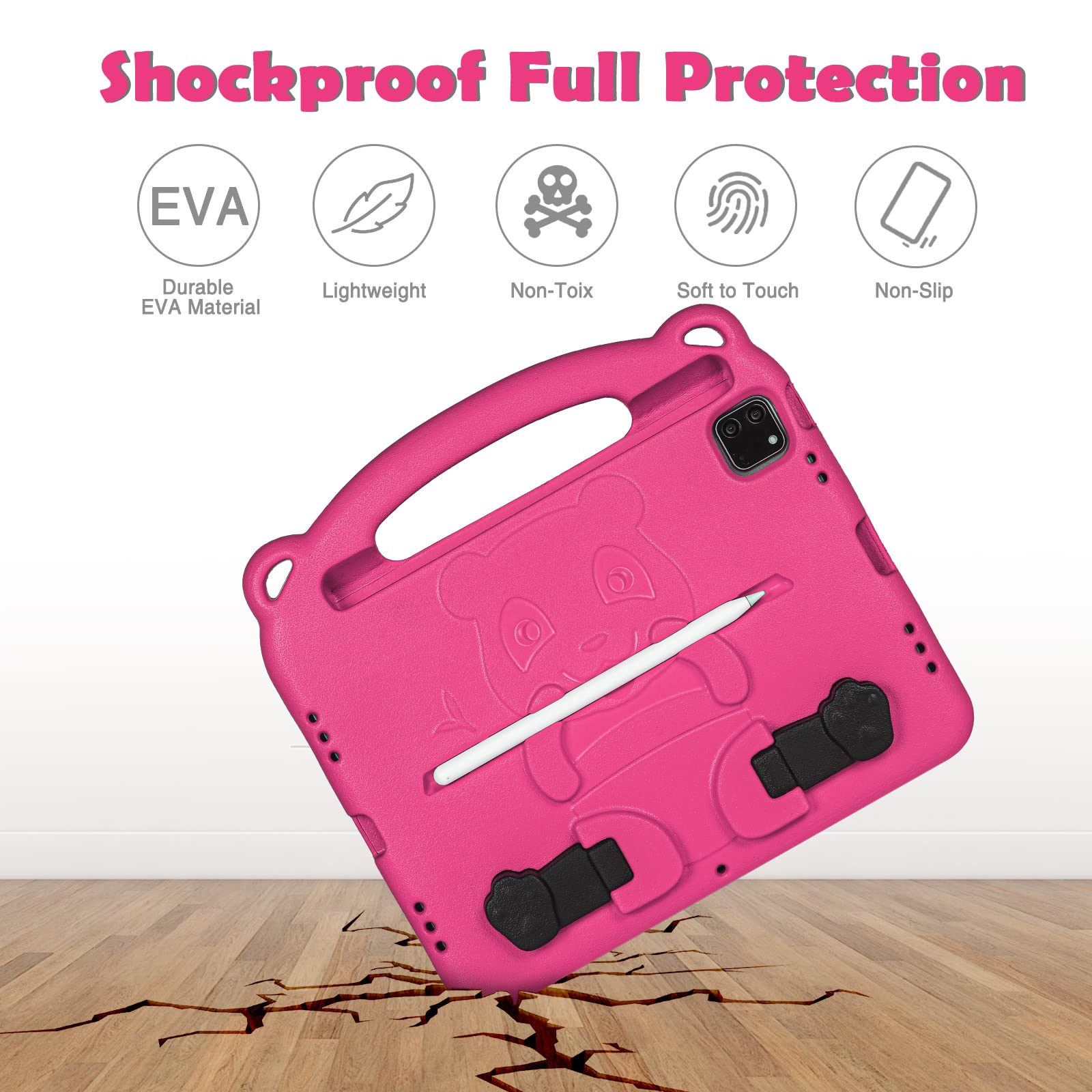 Shockproof Kids iPad Air 4/5 & iPad Pro 11 Case (2020-2022) - Durable 10.9