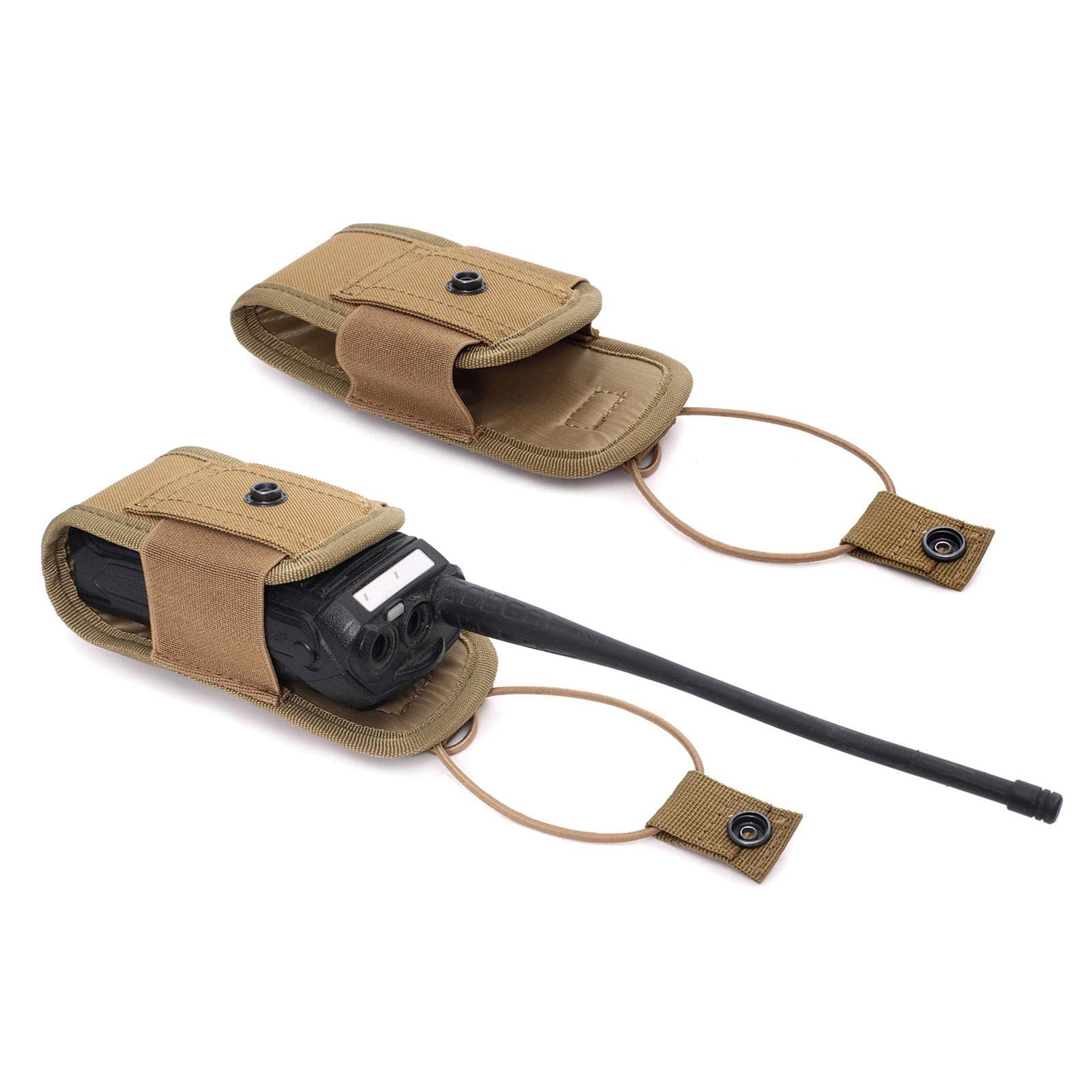 Heavy Duty Walkie Talkie Holder Case - Durable Radio Pouch for Two Way Radios - Compatible with Dewu Pockets - Perfect for Construction, Security & Outdoor Adventures