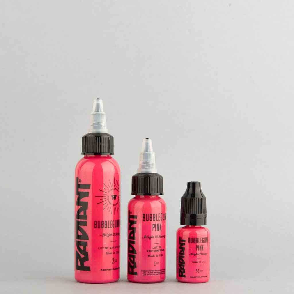 Premium Bubblegum Pink Tattoo Ink - 1 oz Vibrant & Long-Lasting Professional Tattoo Pigment - Ideal for Tattoo Artists, Body Art & Permanent Makeup
