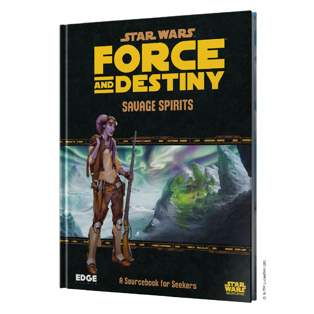Star Wars Force and Destiny: Savage Spirits RPG Expansion Book - Epic Adventure for Jedi & Force Users - Perfect for Tabletop Gaming Nights & Star Wars Themed Parties