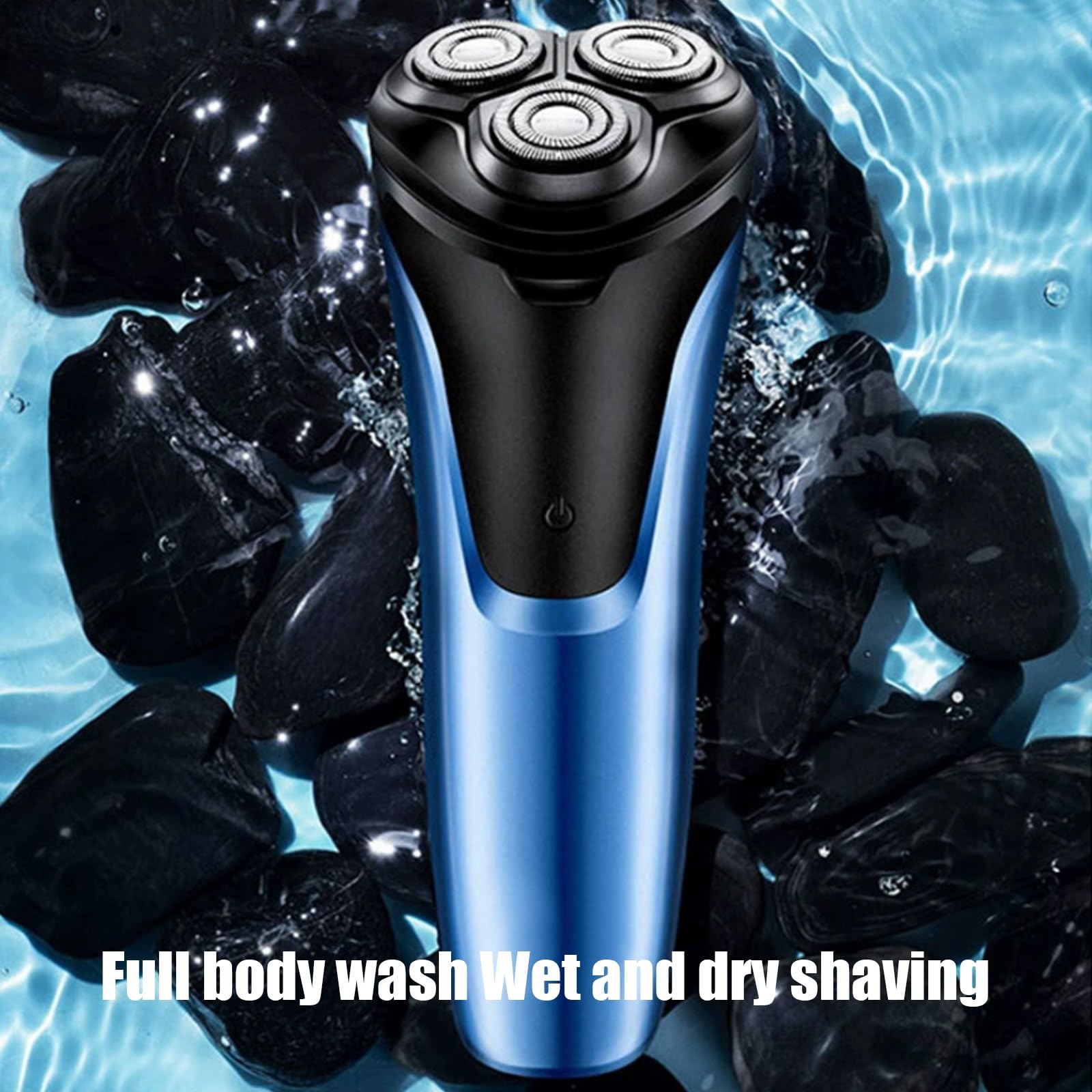 Snapbuy 4D Rotary Electric Razor for Men - IPX7 Waterproof Rechargeable Shaver with Precision Blades - Perfect for Travel, Gym & Daily Grooming