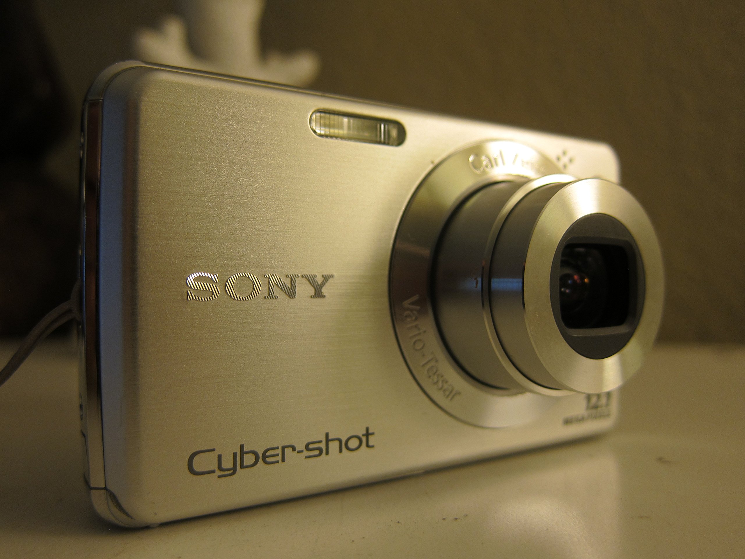 Sony Cybershot DSC-W220 12.1MP Digital Camera with 4x Optical Zoom & Super Steady Shot Image Stabilization - Silver | Perfect for Travel Photography, Family Events & Everyday Moments