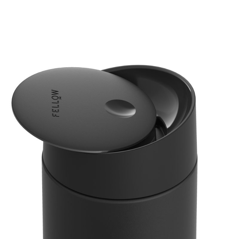 Fellow Carter Slide Mug - 16oz Insulated Travel Coffee Mug with Leak-Proof Lid, Stainless Steel, Keeps Hot/Cold for Hours - Perfect for Commuting, Office & Outdoor Adventures
