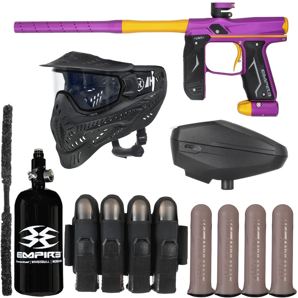 Action Village Empire Axe 2.0 Rivalry Paintball Gun Package Kit - Complete Paintball Marker Set for Competitive Play & Outdoor Sports