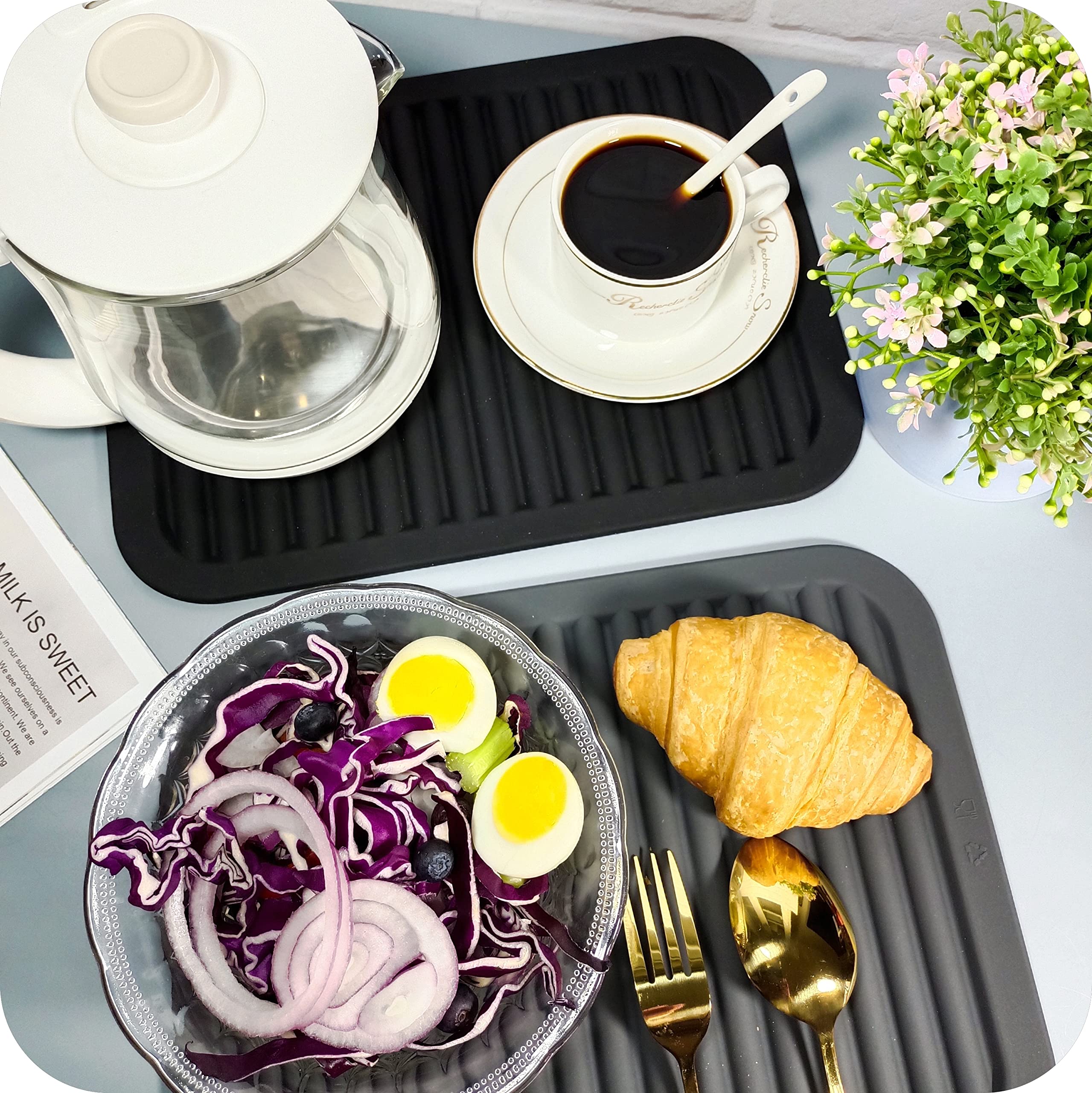 Premium Silicone Trivets for Hot Pots & Pans - 9
