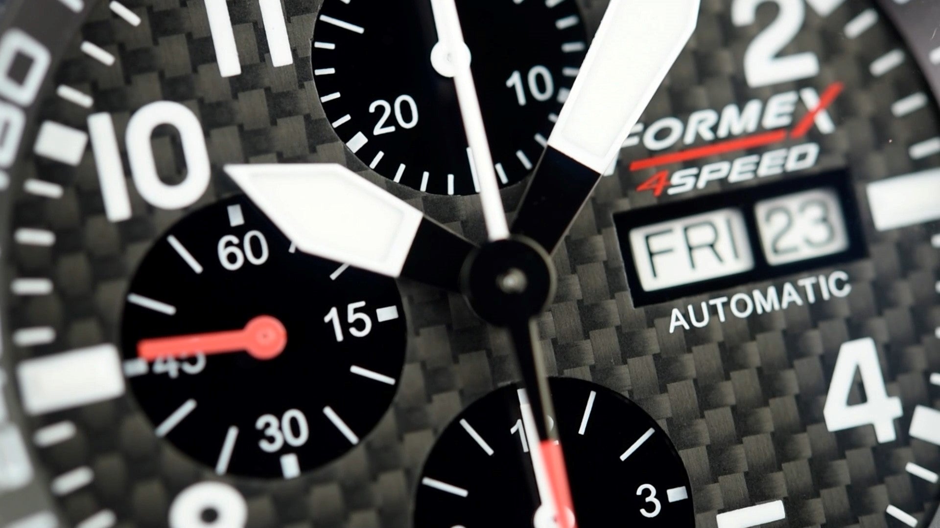 Formex Speed Pilot AS1100 Carbon Limited Edition Pre-Owned Swiss Automatic Watch - Luxury Men's Chronograph for Racing & Aviation Enthusiasts