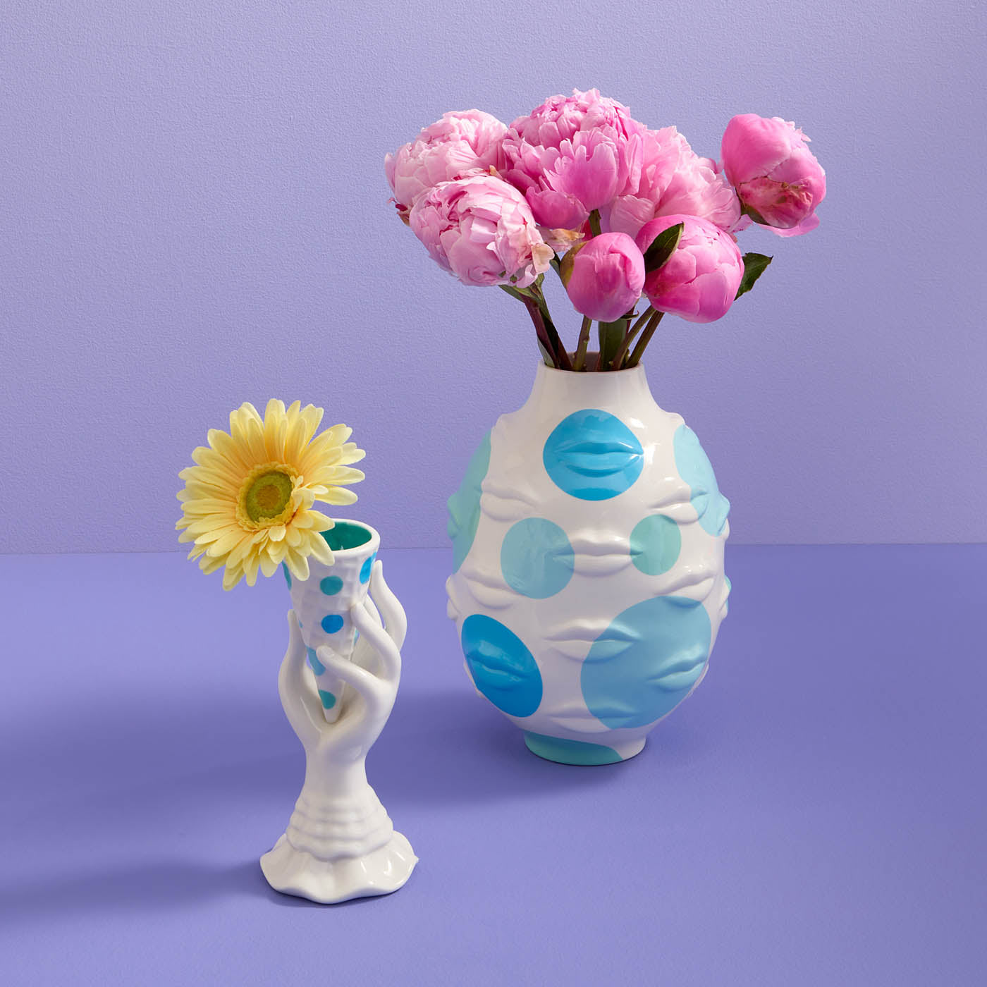 L'Pop I Scream Vase - Unique Ice Cream Cone Shaped Flower Vase for Home Decor, Gift, and Party Centerpiece - Perfect for Living Room, Bedroom, and Wedding Decorations