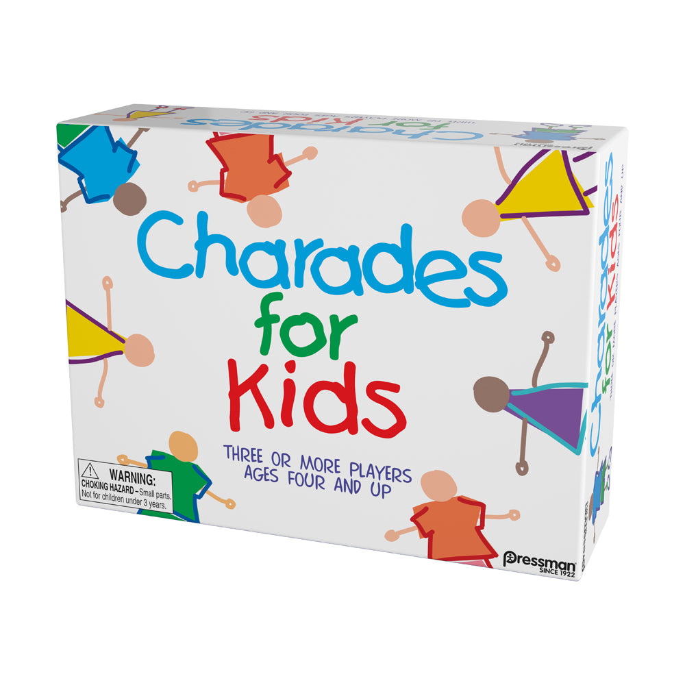 Pressman Toy Charades for Kids - Fun Family Board Game for All Ages | Perfect for Parties, Game Nights & Family Bonding