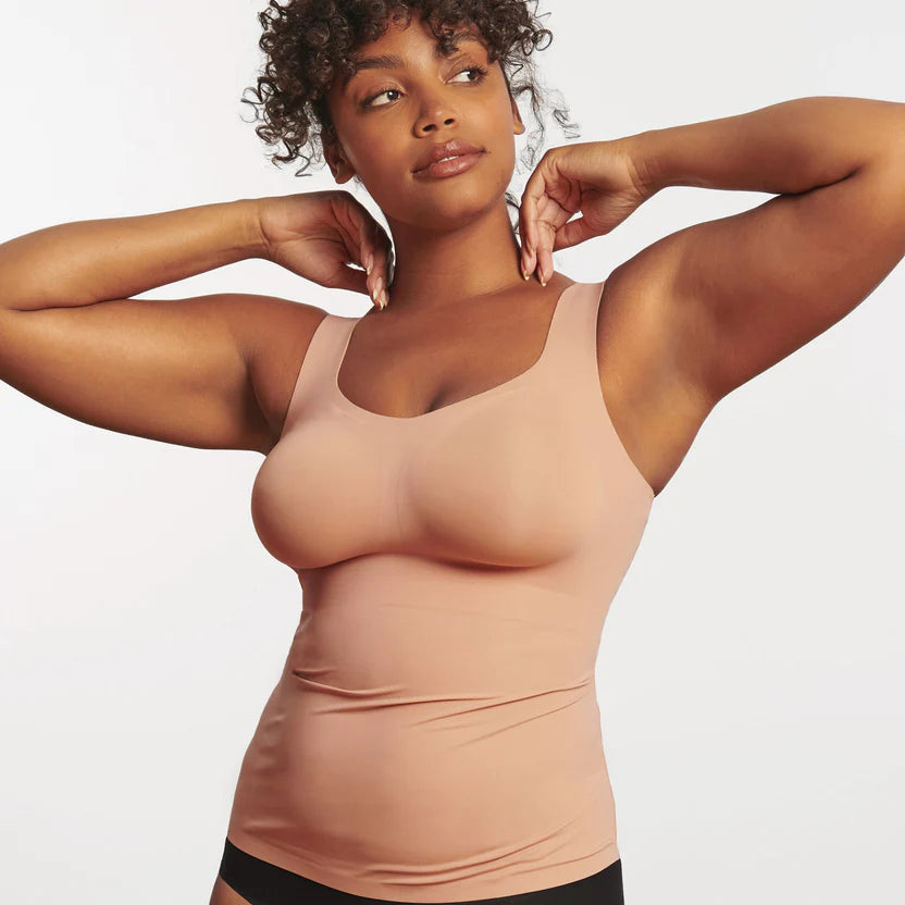 Evelyn & Bobbie Defy Tank Bra - Wireless Support Bra for Women, Comfortable Seamless Yoga Bra - Perfect for Workouts, Yoga, and Everyday Wear