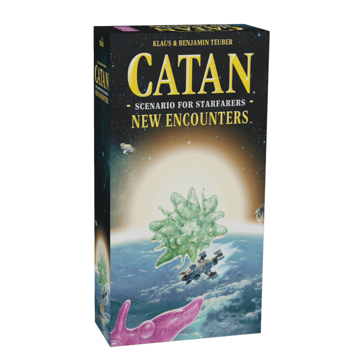 Catan Starfarers Expansion - New Encounters Board Game Expansion Pack | Strategy Game for Adults & Teens | Enhance Your Catan Universe Adventure | Perfect for Game Nights & Family Gatherings
