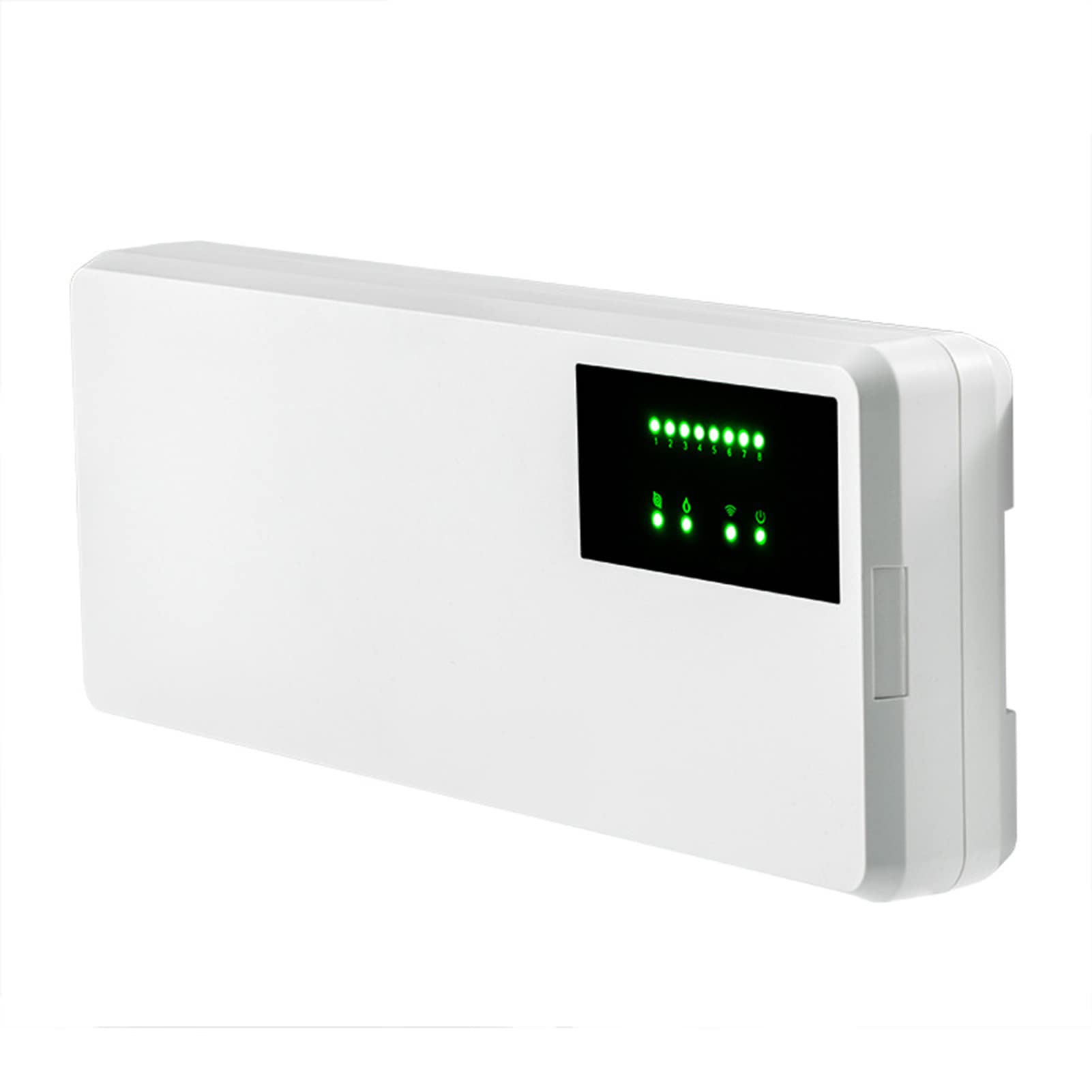 8-Channel Hub Controller with 8 Sub-Chamber Electric Valve - Smart Temperature Control for Underfloor Heating, AC, Gas Boiler & Water Circulating Pumps | Perfect for Home & Commercial HVAC Systems