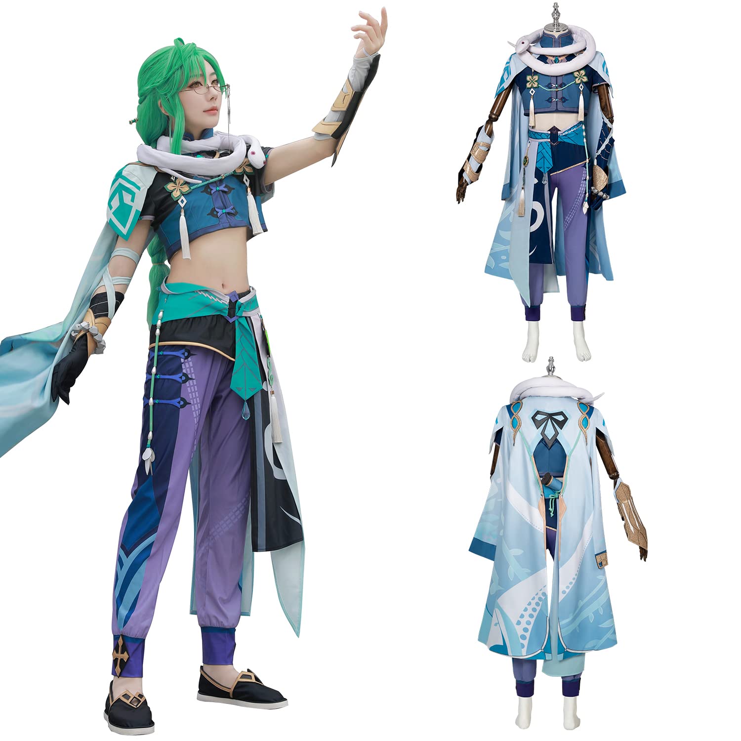 Genshin Impact Sumeru Character Cosplay Costume - Full Outfit Set for Halloween & Anime Conventions | Kurosaki Goods Official