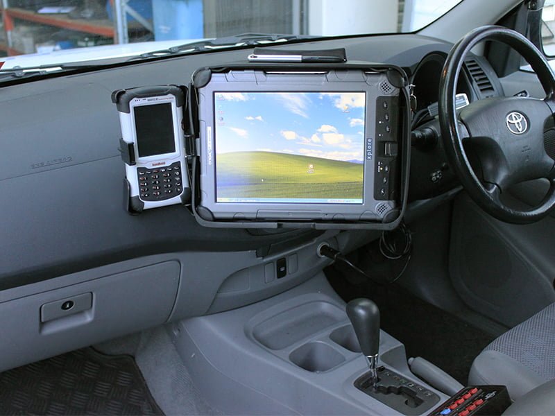 Industrial Evolution InDash Mount for Toyota Hilux (2005-2013) - Secure Phone Holder for Car Dashboard - Perfect for GPS Navigation & Hands-Free Driving