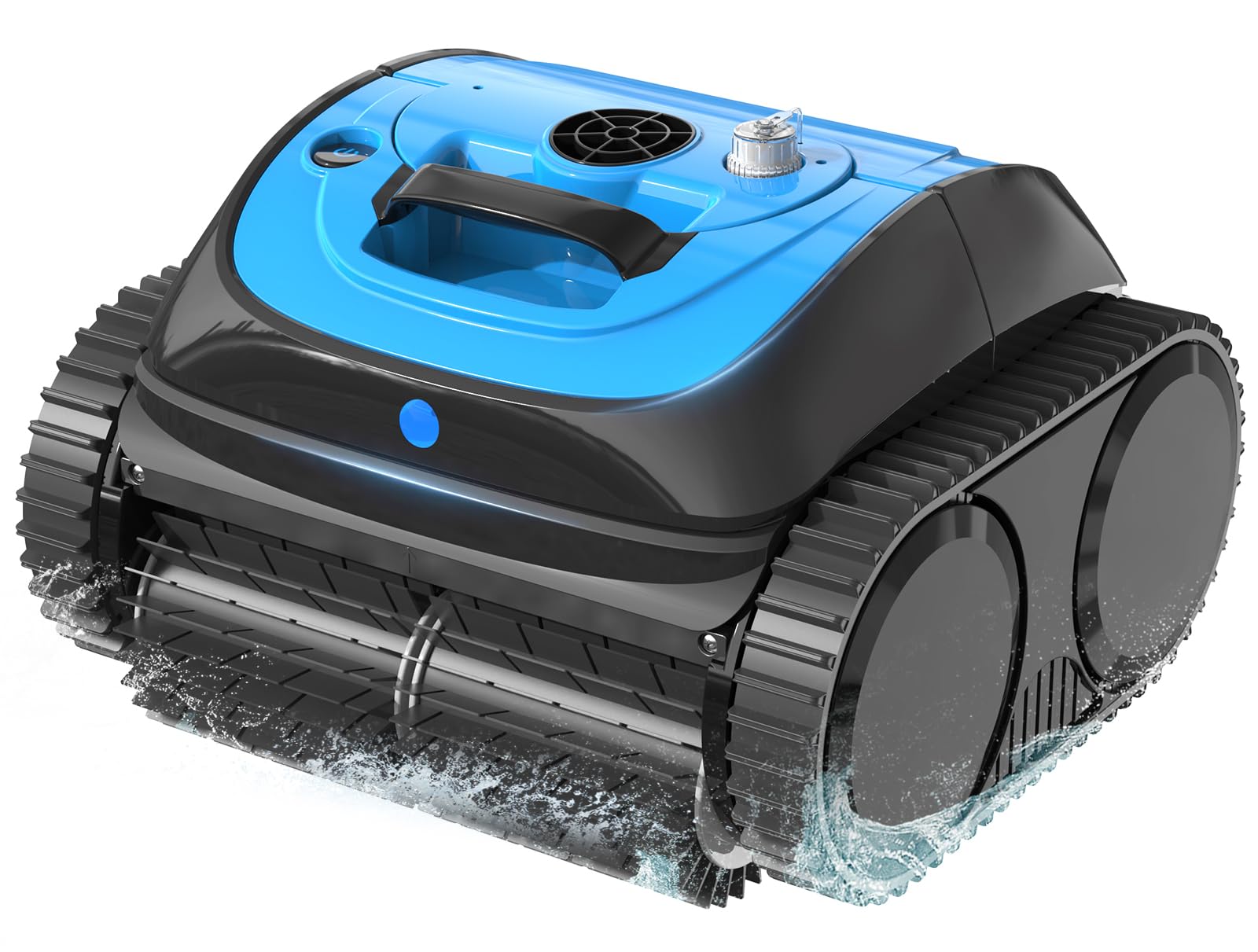 Cordless Robotic Pool Cleaner for Inground Pools | Wall & Waterline Cleaning | 1600 Sq.ft | Perfect for Weekly Maintenance