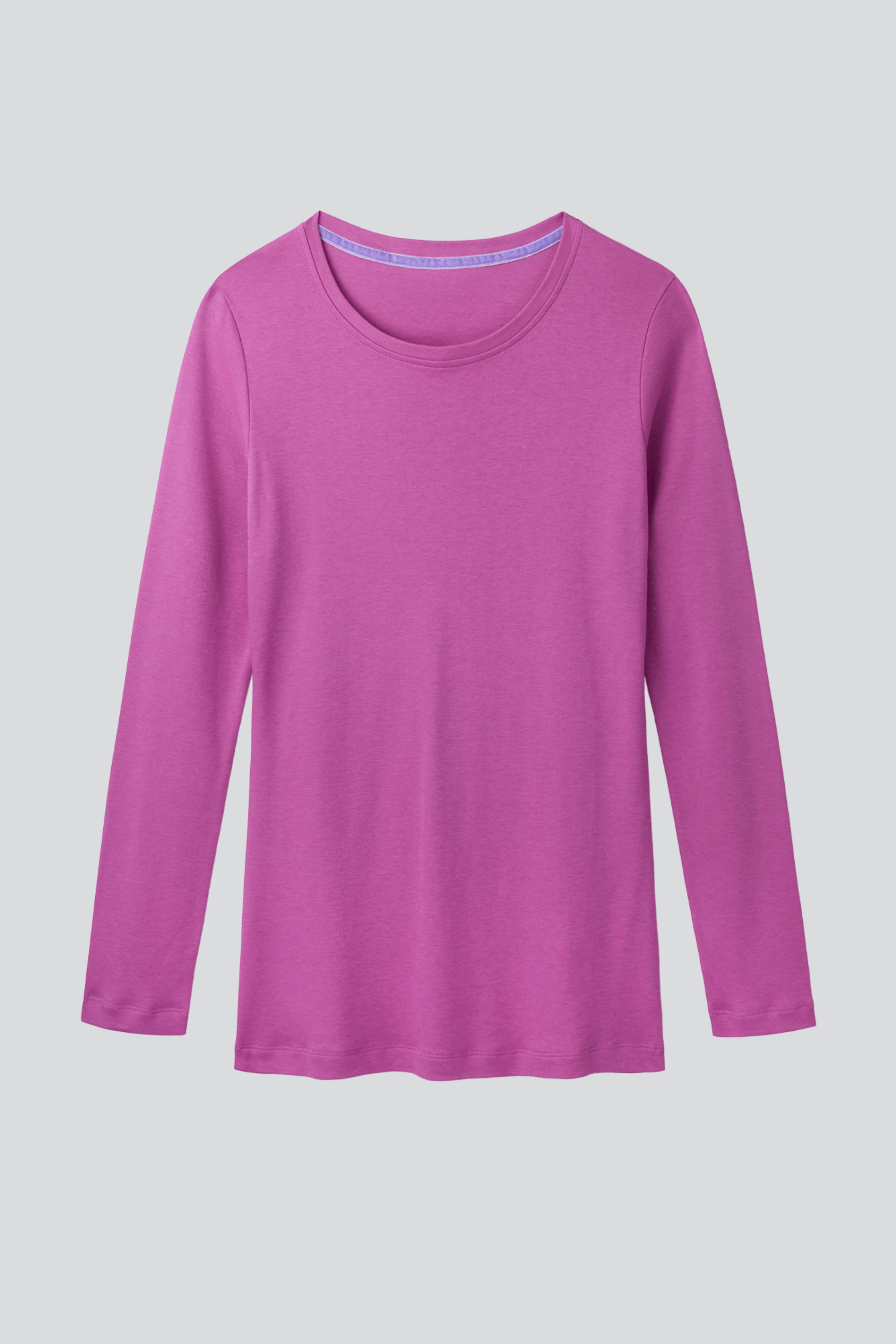 Soft & Breathable Crew Neck Long Sleeve Cotton TENCEL™ Modal Blend T-Shirt for Men & Women | Multiple Colors | Casual Wear, Layering & Everyday Comfort