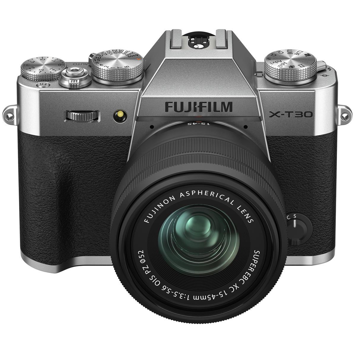 Fujifilm X-T30 II Mirrorless Digital Camera with XC 15-45mm Lens Kit - 26.1MP APS-C Sensor, 4K Video, Bluetooth & WiFi (Silver) - Perfect for Travel Photography, Vlogging & Street Shooting