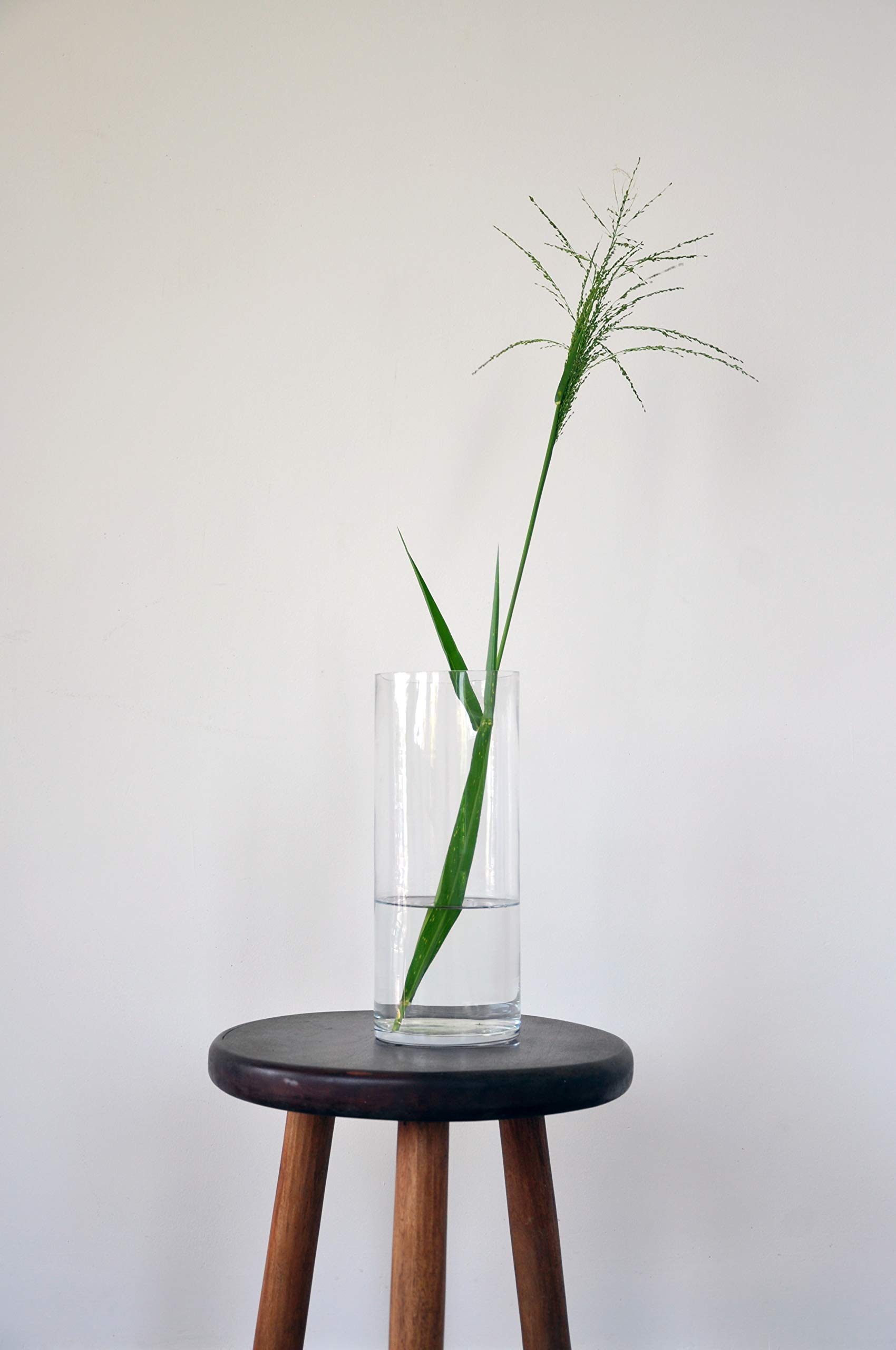 Clear Glass Cylinder Vase Bulk - 5