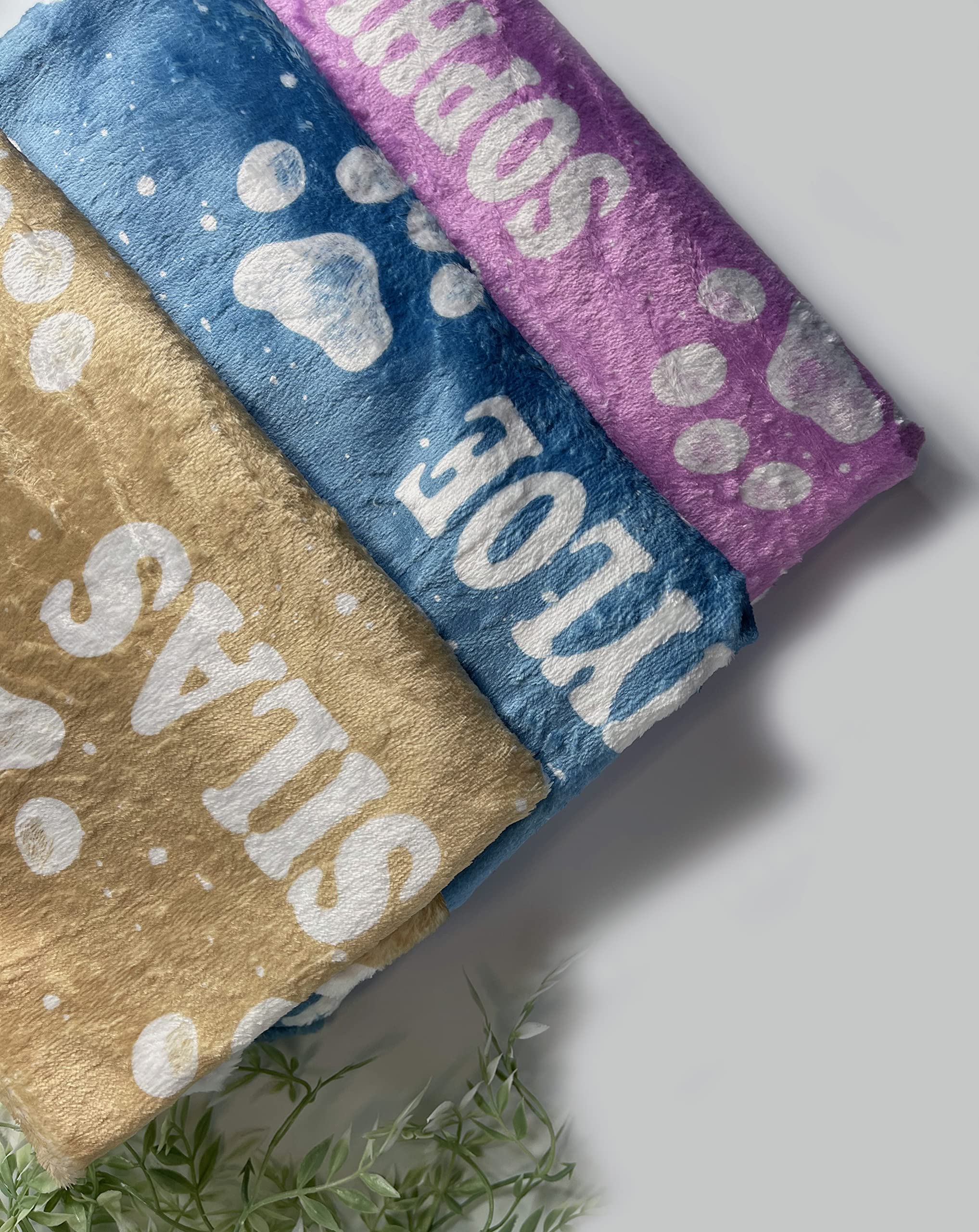 Custom Full Color Personalized Dog Blanket - Soft Pet Blanket for Crate, Bed & Travel - Perfect Gift for Dog Lovers