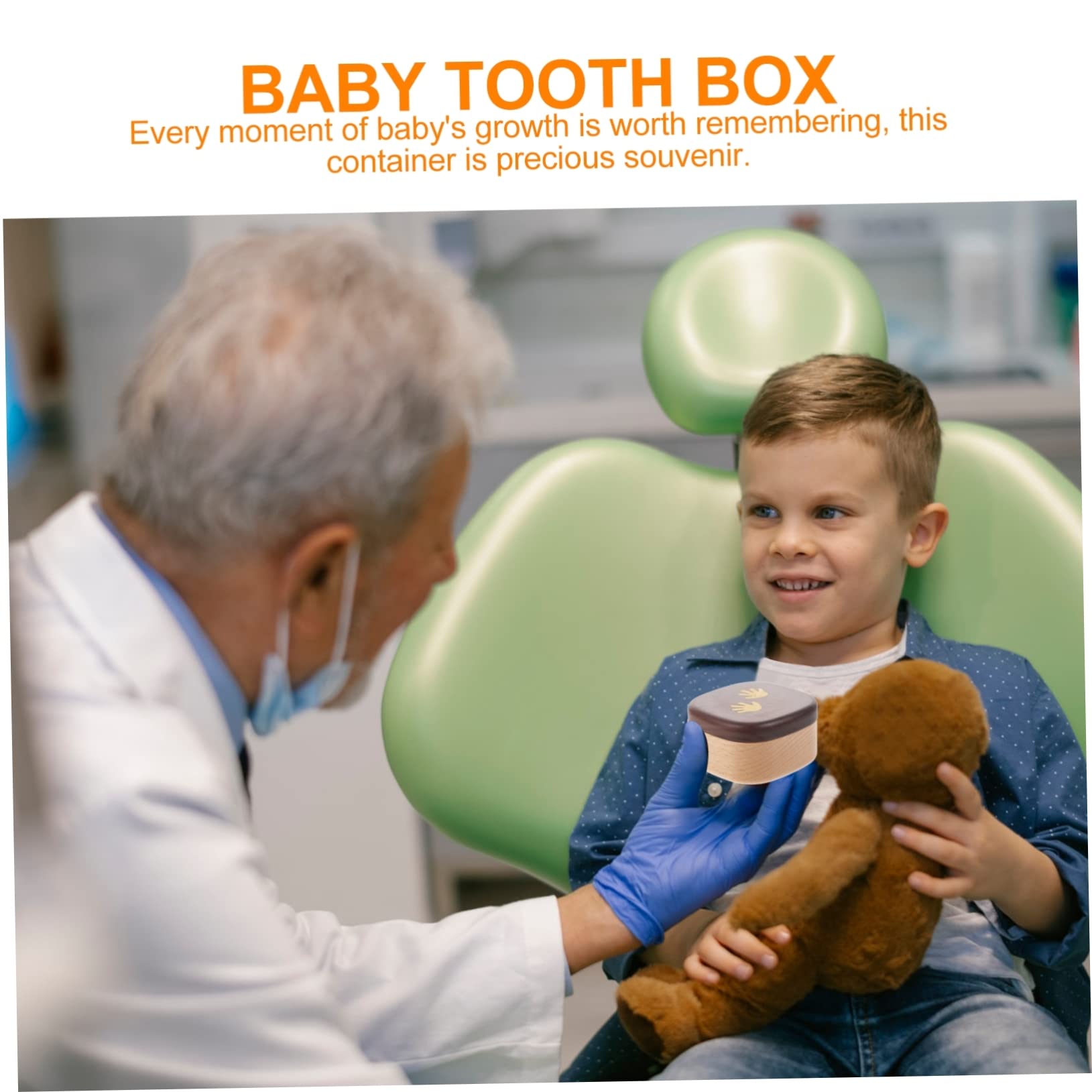 Personalized Tooth Fairy Box for Boys & Girls - Baby Tooth Keepsake Holder with Engraving - Perfect for First Lost Tooth & Childhood Memories