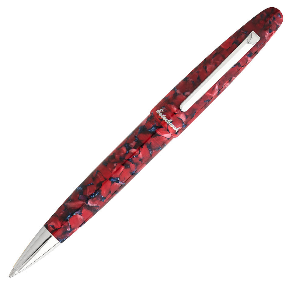 Esterbrook Estie Scarlet Ballpoint Pen with Palladium Trim - Premium Writing Instrument for Office, Business & Gifts