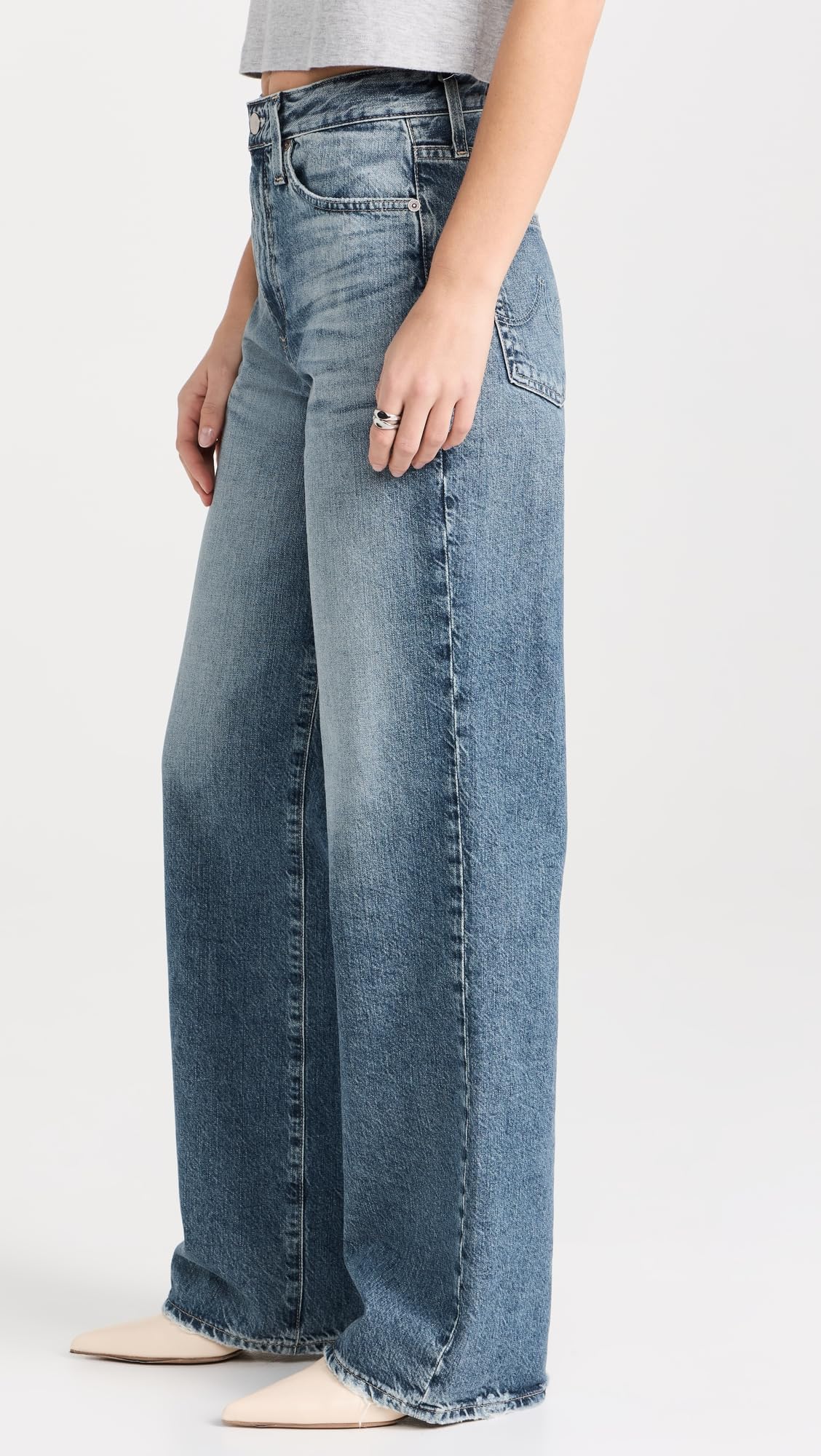 AG Adriano Goldschmied Women's Kora High-Rise Skinny Jeans - Stretch Denim Pants for Casual Wear & Night Out