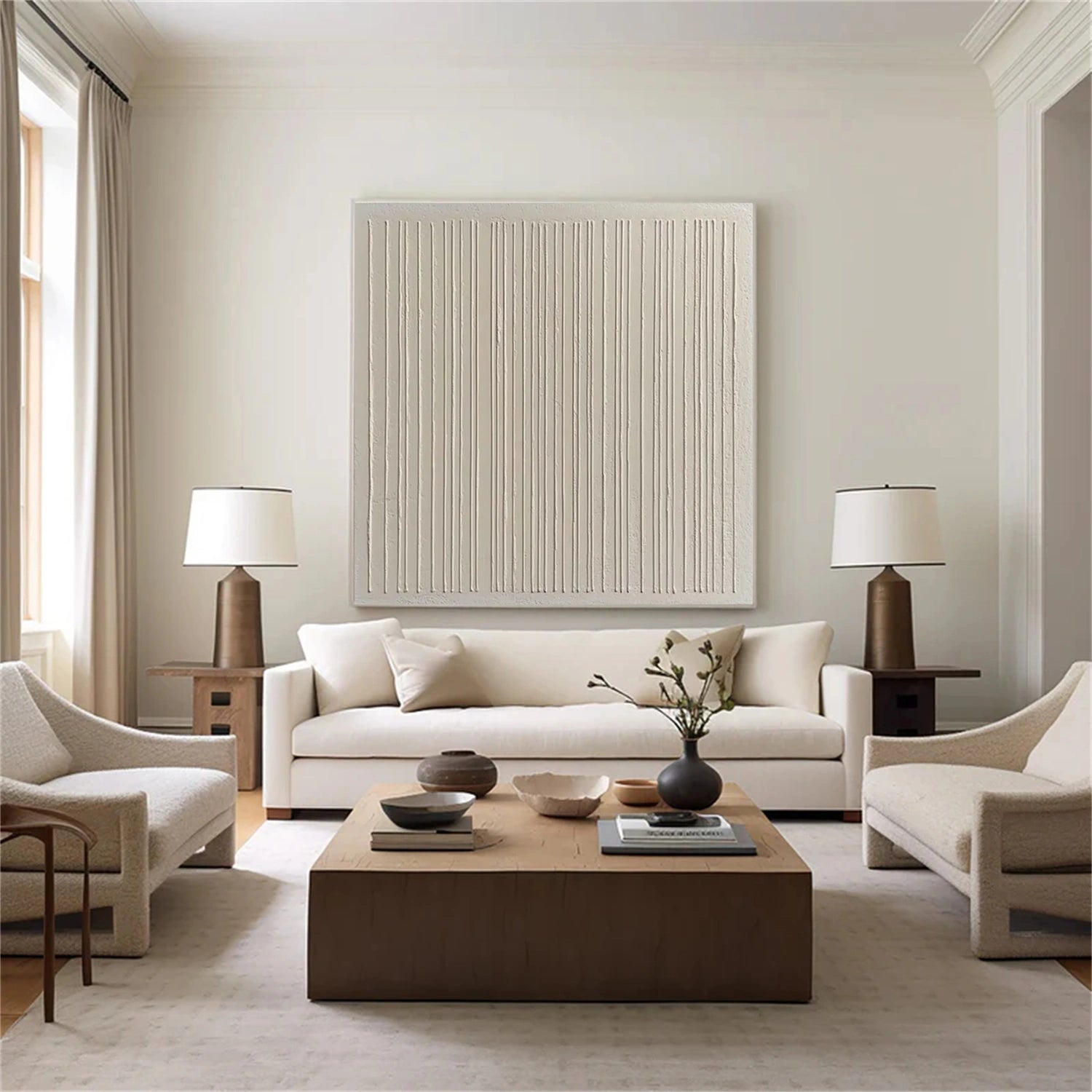 Abstract Tranquility Art Painting #WS259 - Modern Canvas Wall Art for Living Room, Bedroom & Office Decor