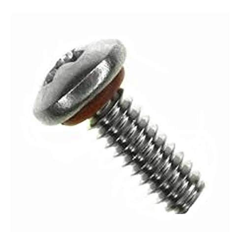 18-8 Stainless Steel #2-56 UNC Machine Screws, Pan Head Phillips Drive, 1/4
