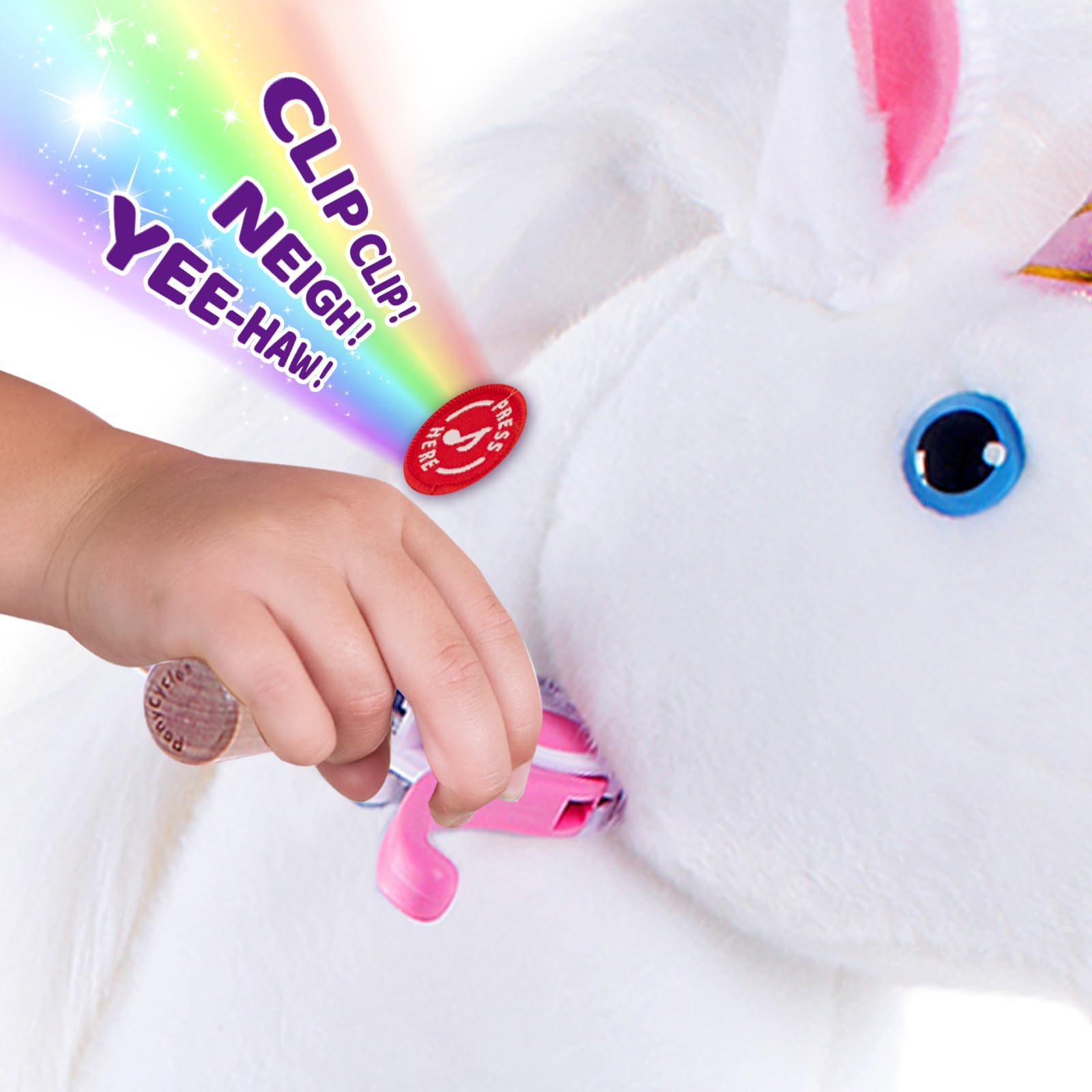 PonyCycle Unicorn Ride-On Toy for Kids Ages 3-5 | 30