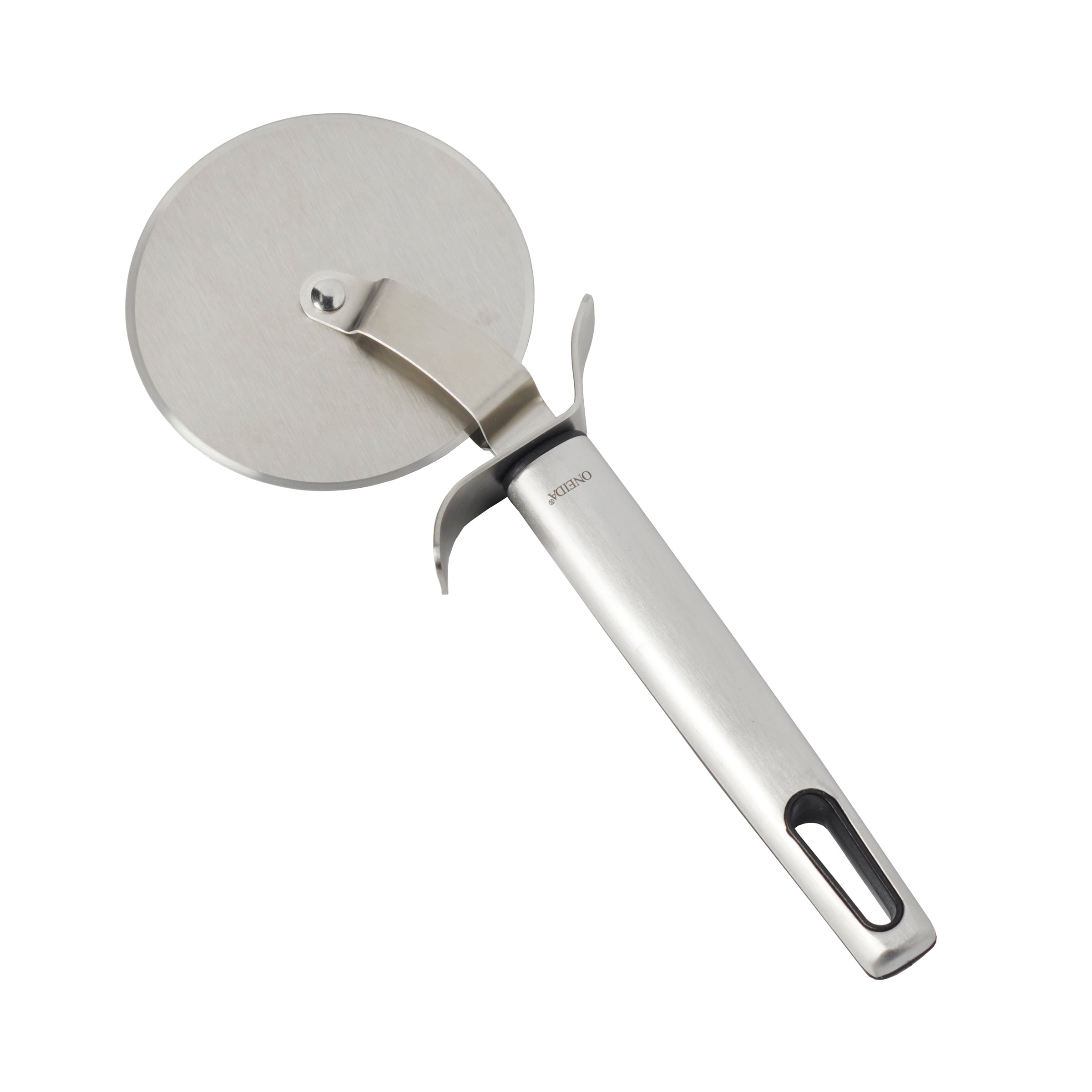 Oneida Stainless Steel Pizza Cutter - Sharp Rotary Blade for Perfect Slices - Ideal for Home Kitchen, Pizza Parties & Restaurant Use
