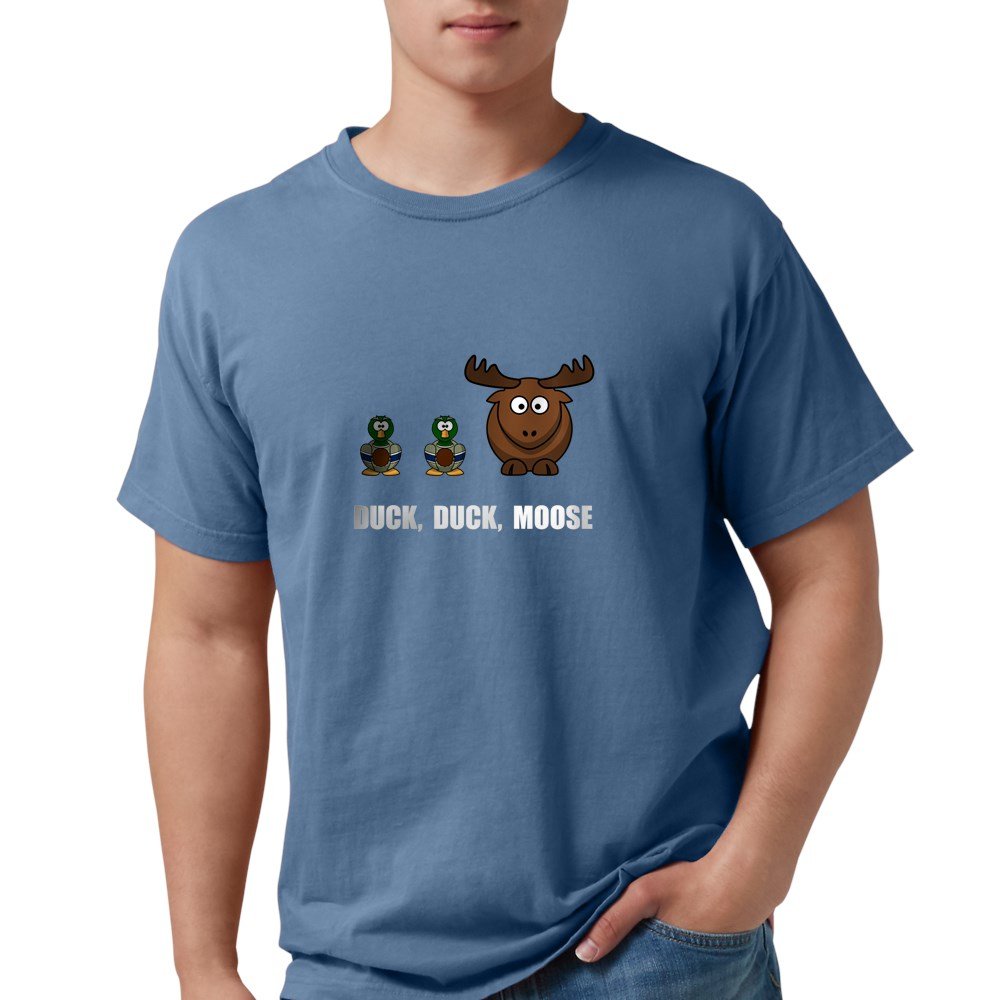 Duck Duck Moose Graphic T-Shirt for Men | Comfort Colors® Soft Cotton Tee | Casual Wear & Funny Gift Idea