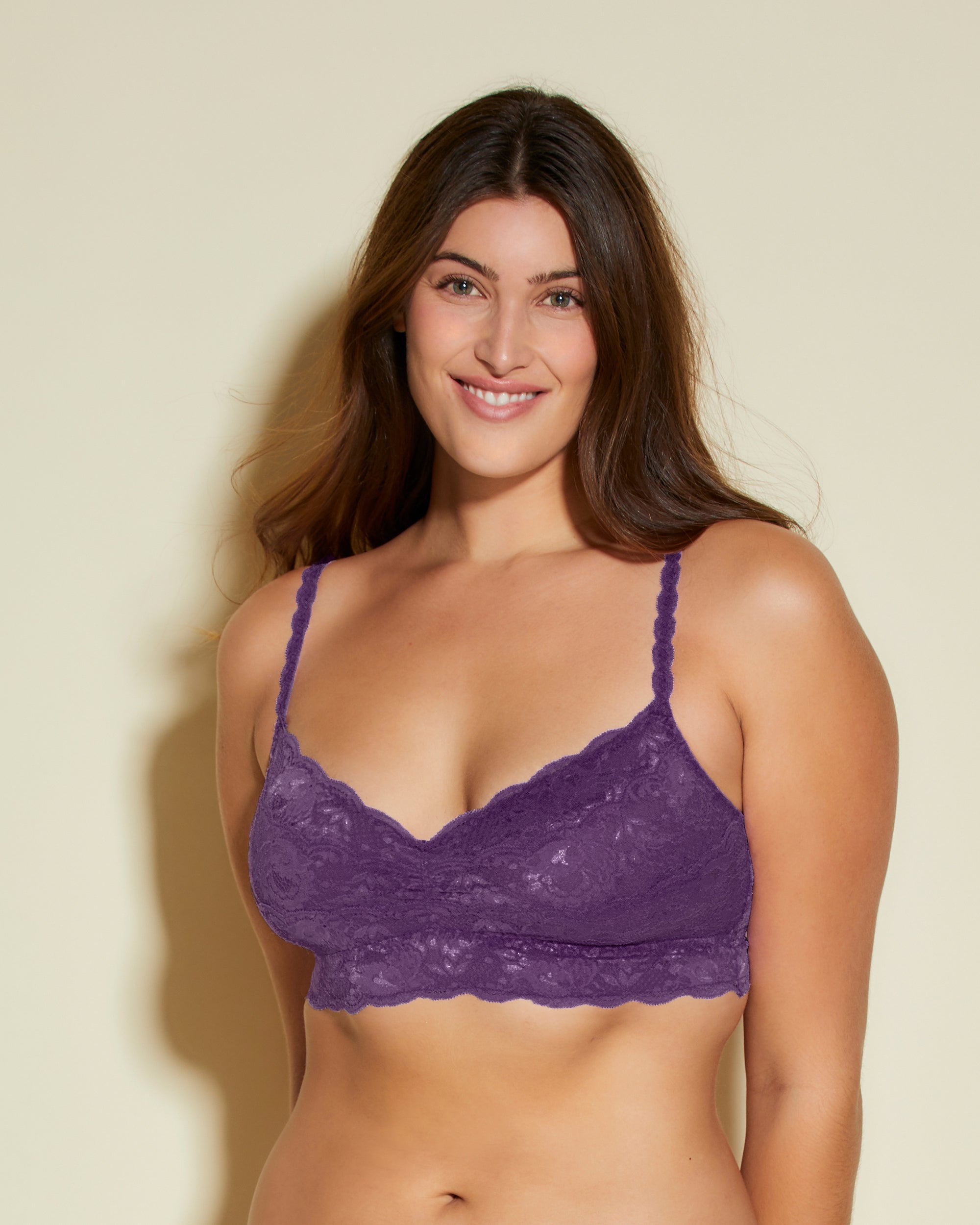 Beauty Sweetie Comfortable Lace Bralette for Women - Soft Wireless Bra, Seamless Underwear for Everyday Wear, Yoga, and Lounge