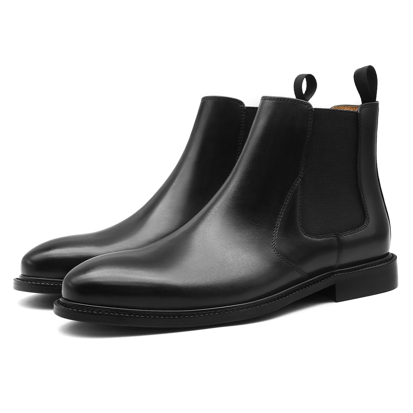 Premium Genuine Leather Men's Chelsea Boots - Slip On Dress Boots for Men | Comfortable & Stylish for Work, Casual Outfits & Date Nights
