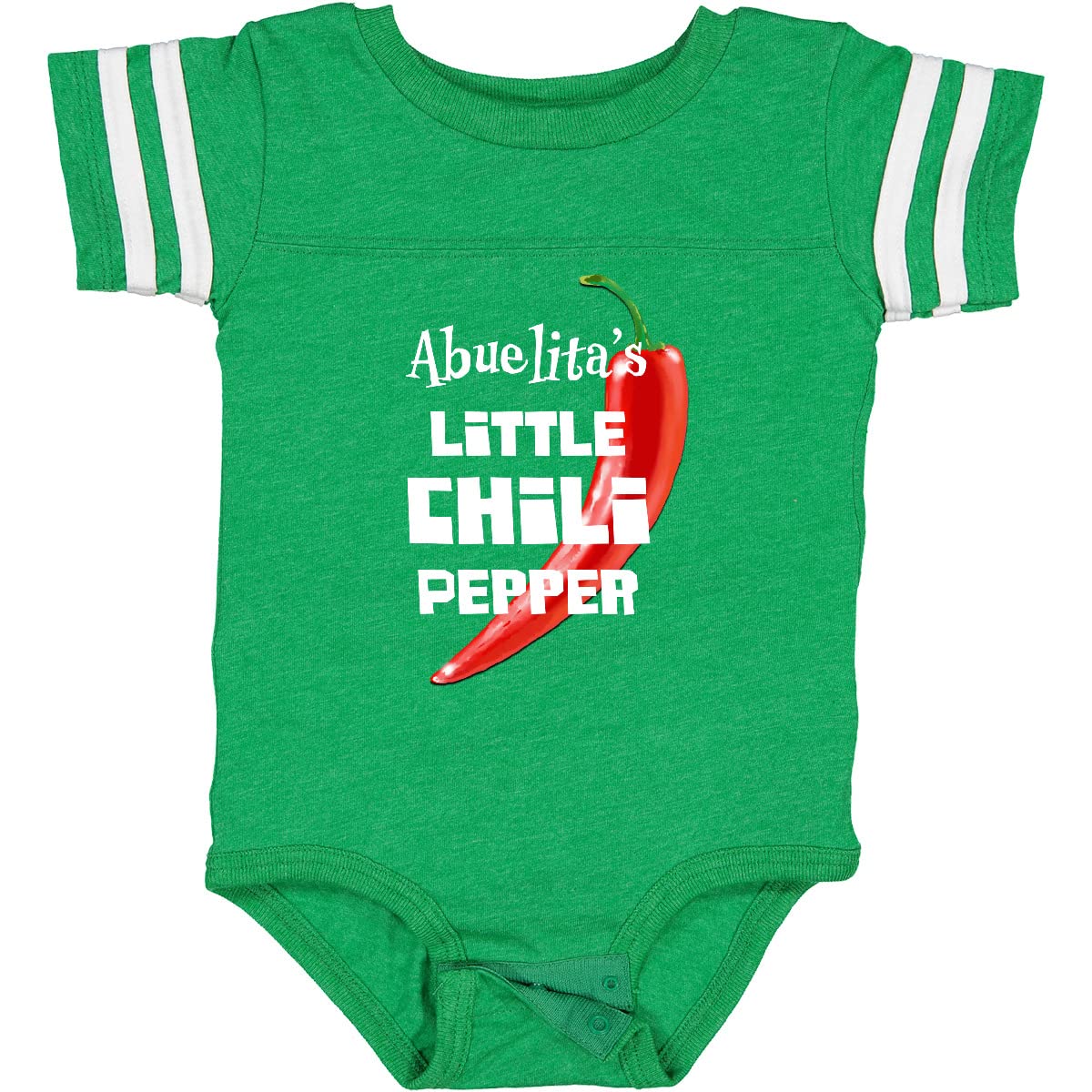 Inktastic Abuelita's Little Chili Pepper Baby Bodysuit - Cute Hispanic-Themed Infant Onesie for Holidays, Family Photos & Cultural Celebrations