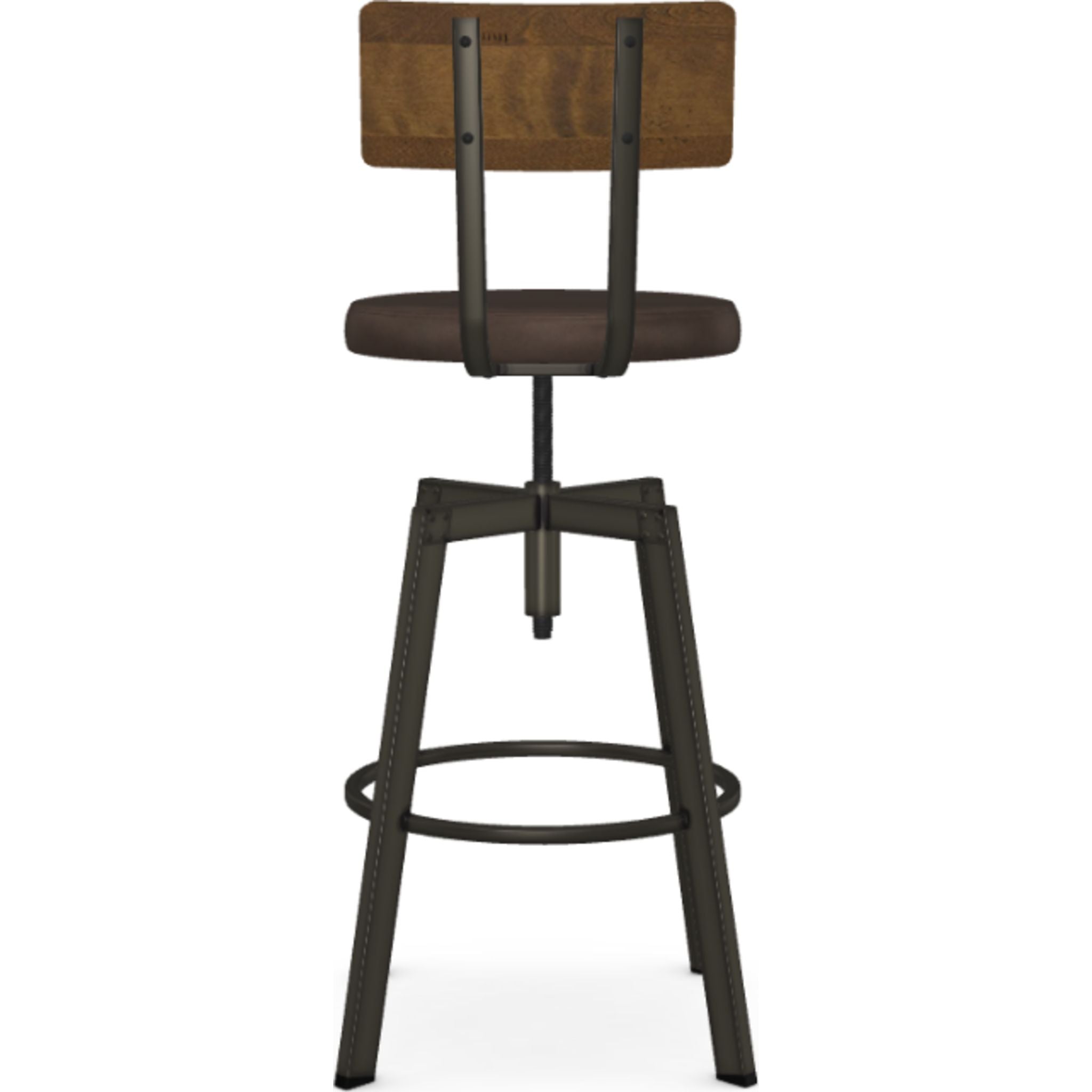 Adjustable Height Architect Stool - Ergonomic Design for Home & Office - Bark/Toasty/Harley (40263 D8 87 51) - Perfect for Drafting Tables, Workstations & Creative Spaces