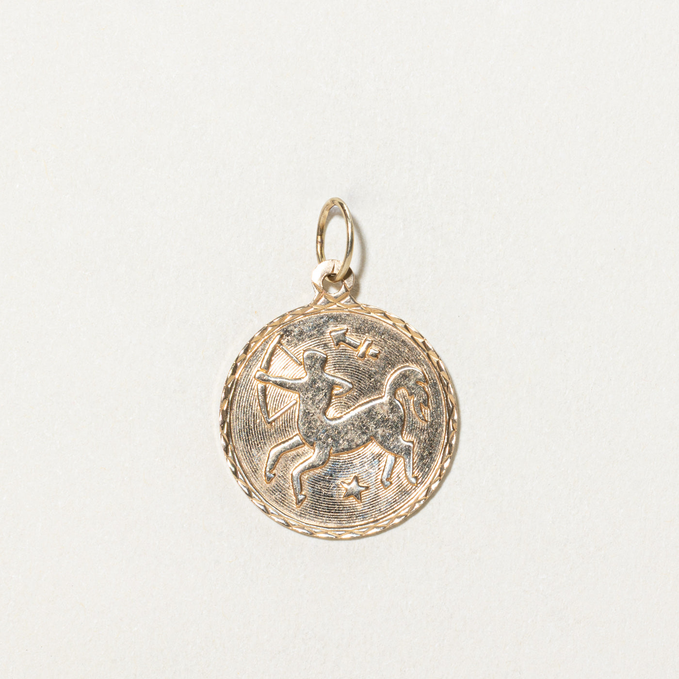 10K Yellow Gold Sagittarius Zodiac Pendant Necklace - Perfect Gift for Birthday, Anniversary & Christmas Jewelry for Women & Girls