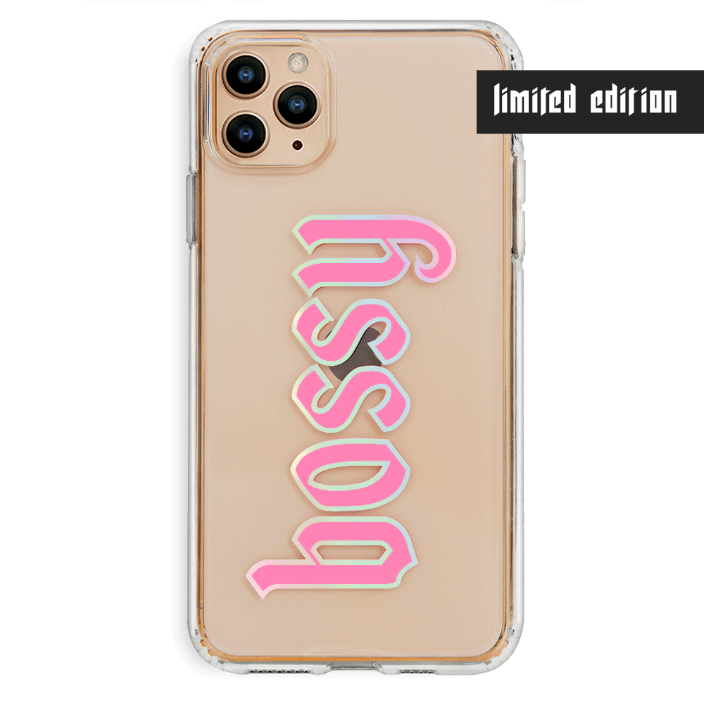 Bossy Clear iPhone Case - Ultra Slim Protective Cover for iPhone [Model] | Shatterproof & Scratch-Resistant | Perfect for Everyday Use, Travel & Work