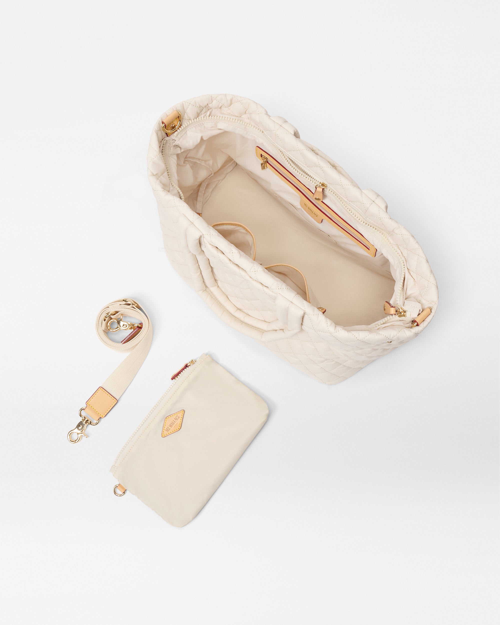 MZ Wallace Metro City Tote Bag - Stylish & Lightweight Nylon Handbag for Women | Perfect for Work, Travel & Everyday Use
