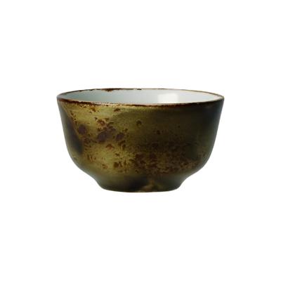 Steelite Craft 8 Oz Brown Bouillon Cups - Set of 12 - Durable Restaurant & Catering Soup Bowls for Broth, Consommé & Desserts
