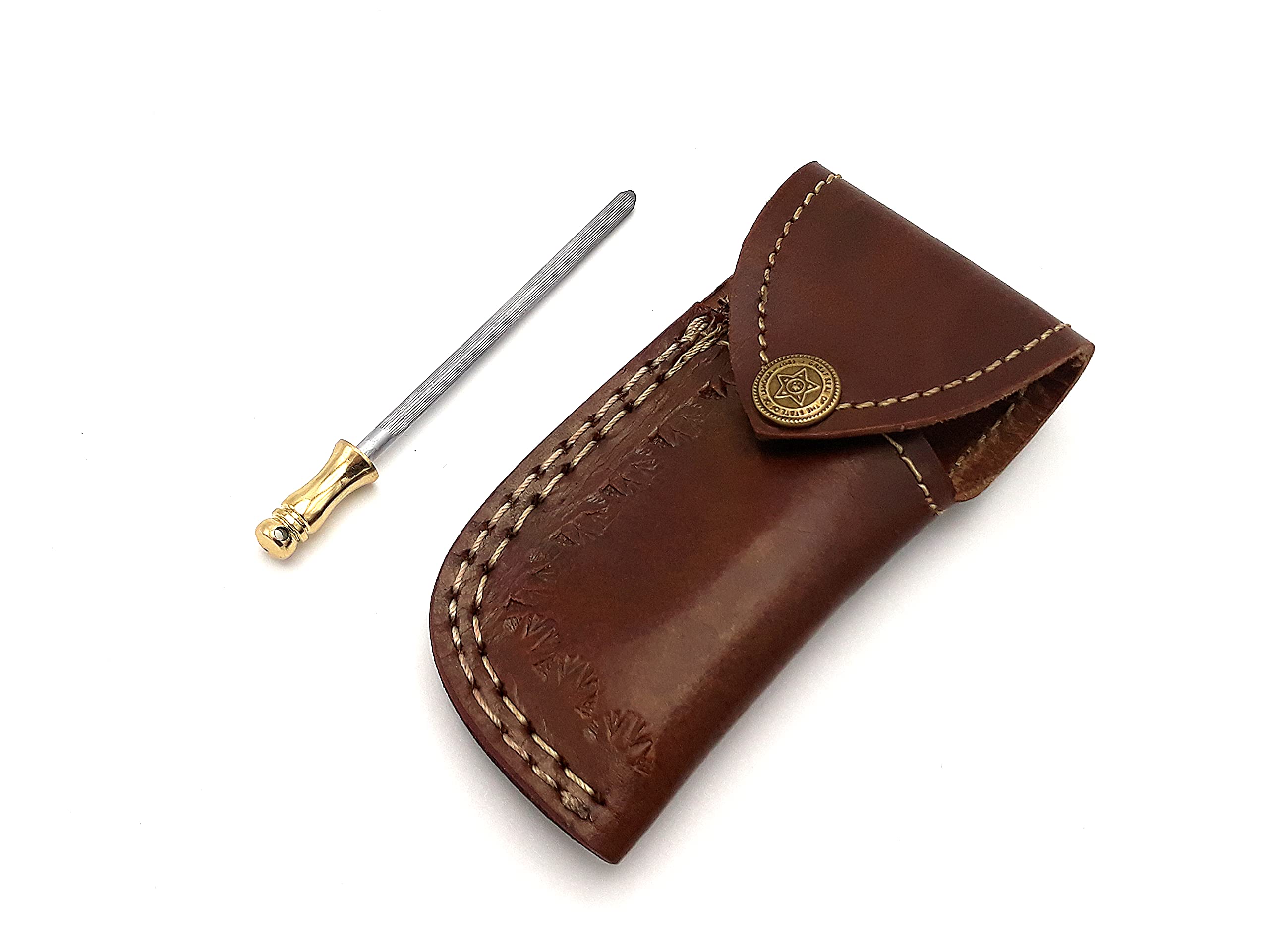 BCK 4-Piece Damascus Pocket Knife Set - 6.5