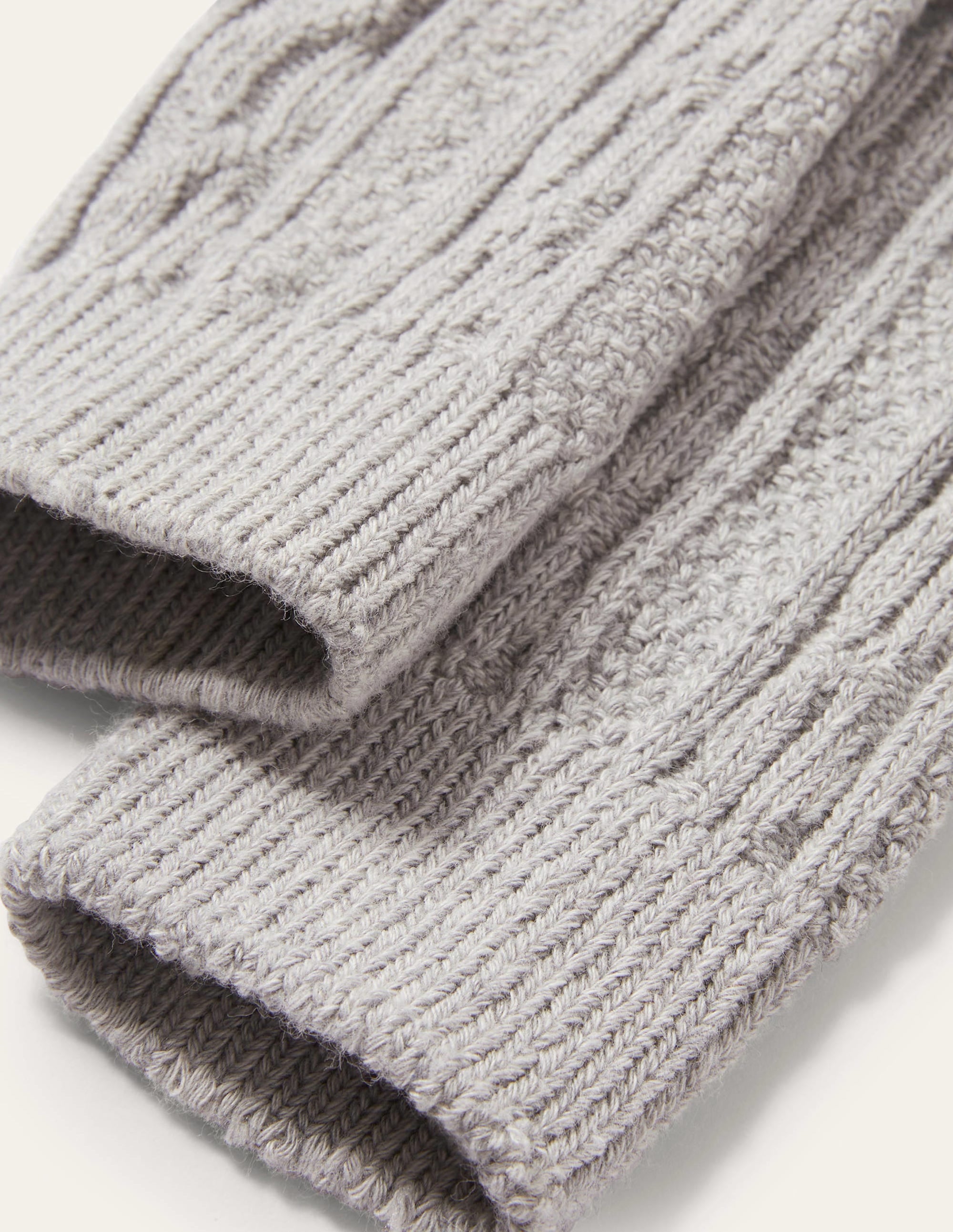Women's Cable Knit Footless Tights - Grey Marl Color for Yoga, Pilates & Casual Wear