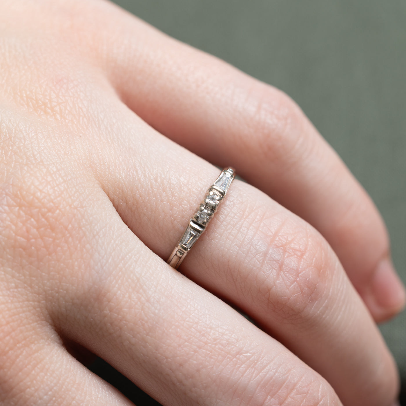 0.11ctw Four Stone Diamond Ring - Size 5 | Elegant Wedding Band, Anniversary Gift for Her | Perfect for Engagements, Proposals & Special Occasions