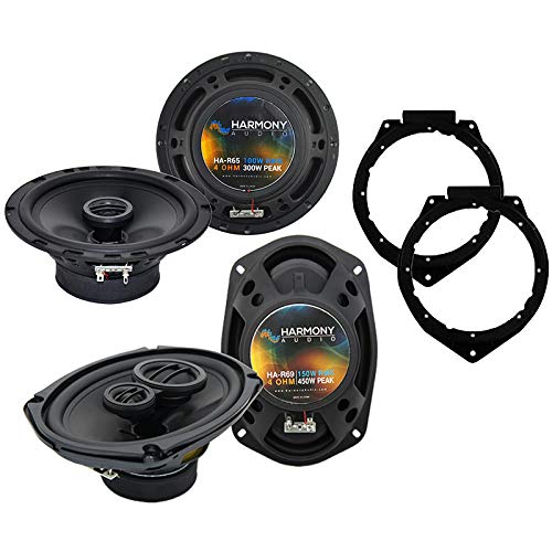 2008-2012 Chevy Malibu Speaker Upgrade Kit - Harmony Audio HA-R65 & HA-R69 Bundle with HA-823006 Adapters | Factory Replacement Car Speakers for Enhanced Sound Quality | Perfect for Road Trips & Music Lovers