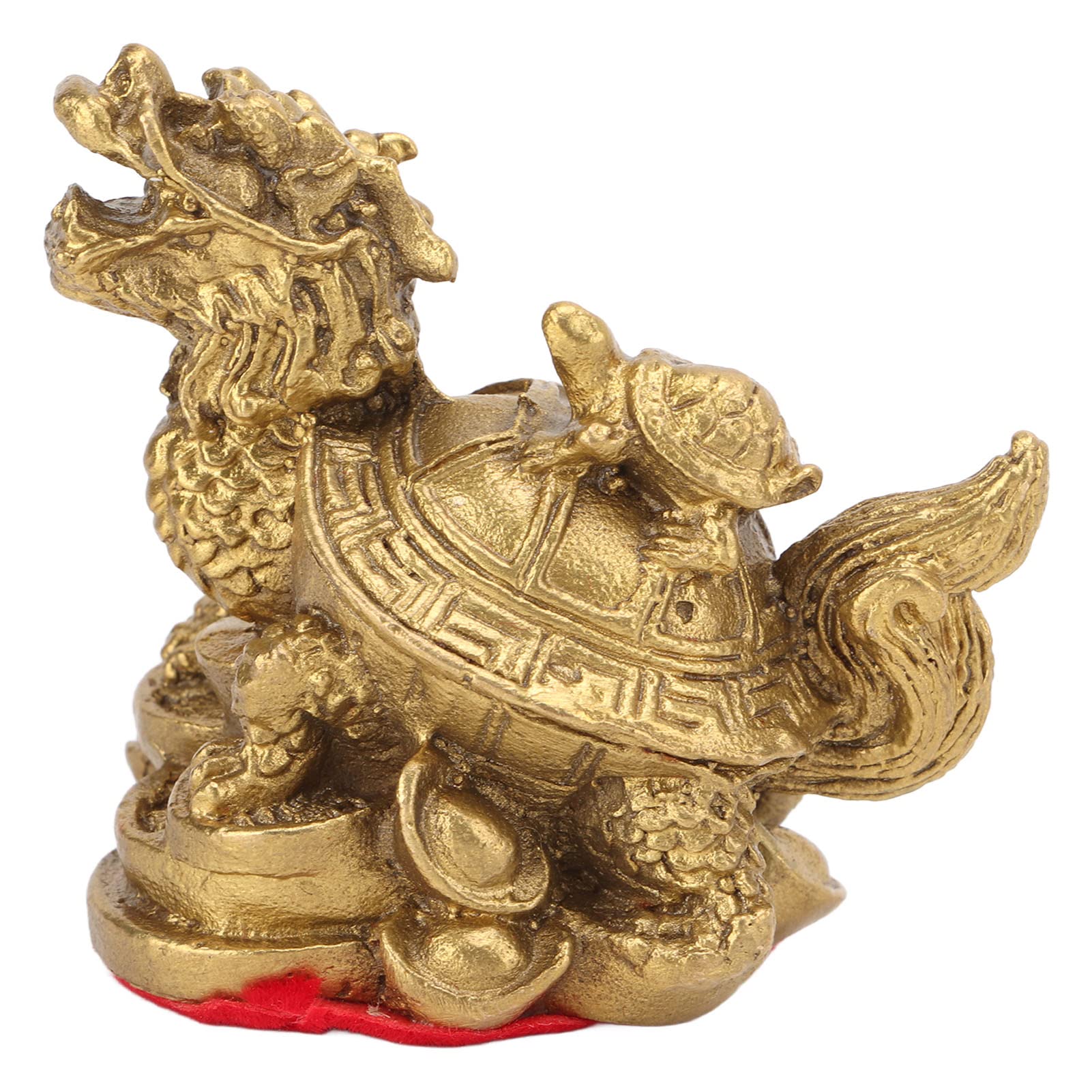 Feng Shui Decor - Chinese Mythical Creatures Metal Wall Art for Desk, TV Cabinet & Living Room - Enhance Home Harmony & Positive Energy