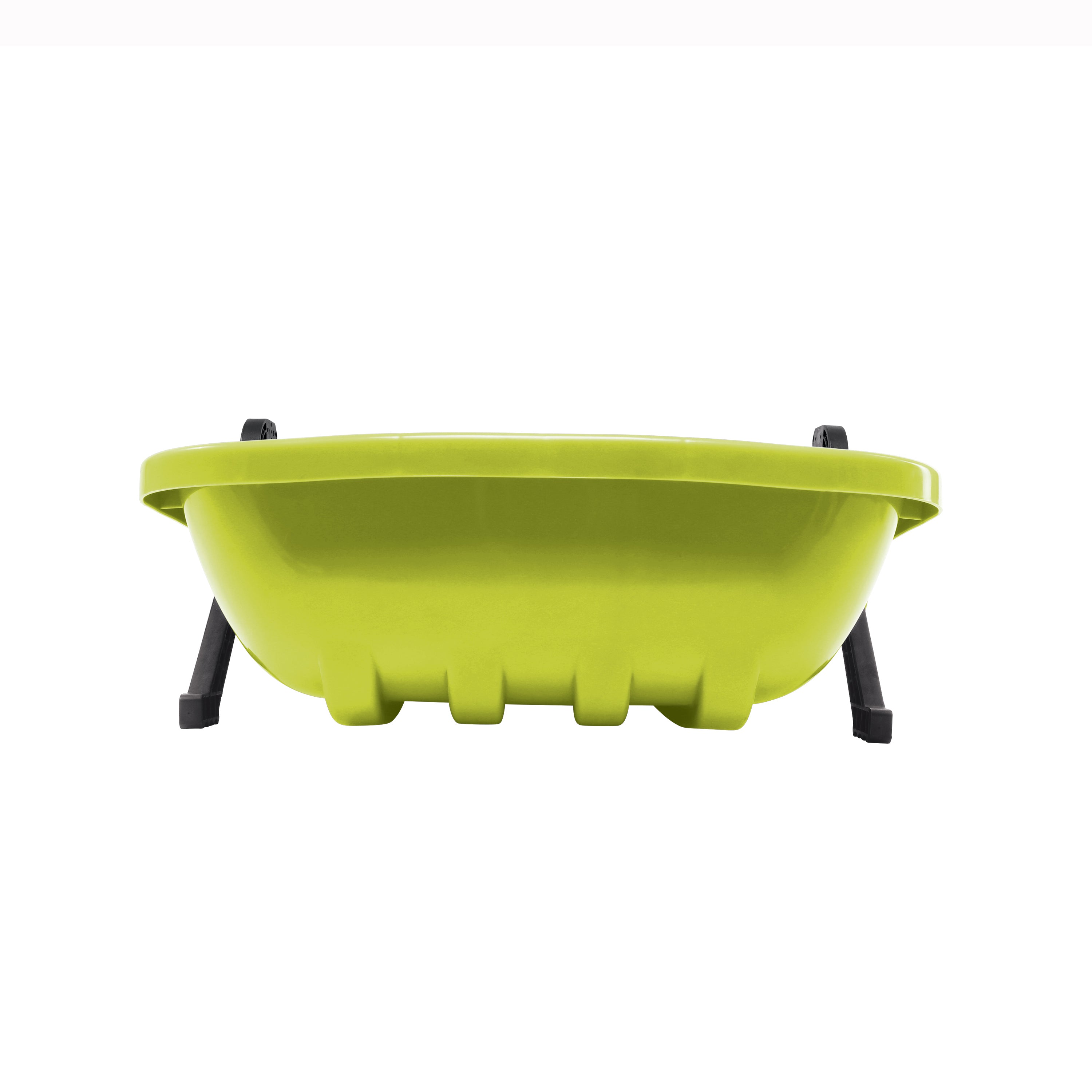 Snow Joe SJ SLD48 GRN 48-Inch Green Snow Sled for Kids Ages 4+ | 2-Person Winter Sled | Durable Plastic Design for Snow Tubing & Outdoor Winter Fun | Perfect for Backyard Sliding, Snow Hills & Family Playtime