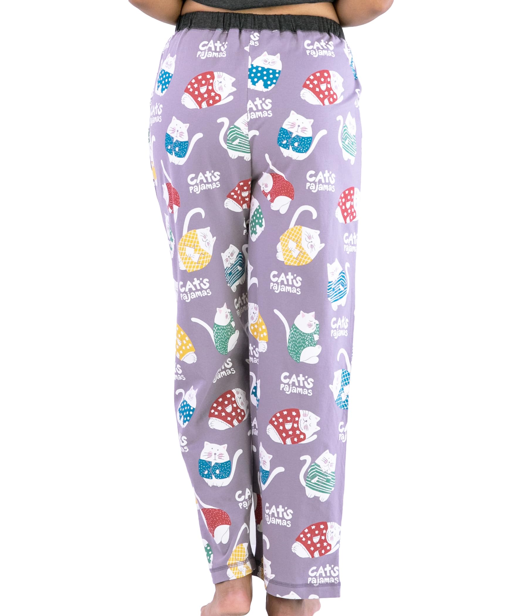 Cozy Women's Pajama Set - Cute Cat & Dog Print Sleepwear Pants for Women | Soft & Comfortable Loungewear for Relaxing at Home, Sleepovers & Cozy Nights