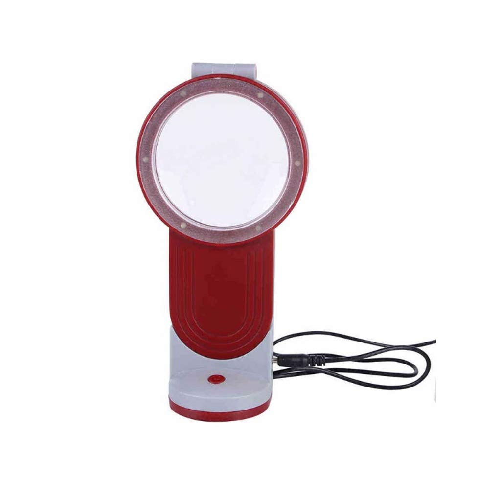 30X Magnifying Glass with LED Light - Large Handheld Magnifier for Reading Books, Jewelry Inspection, Coin Collecting & Hobby Work - Premium High Power Magnifying Lens