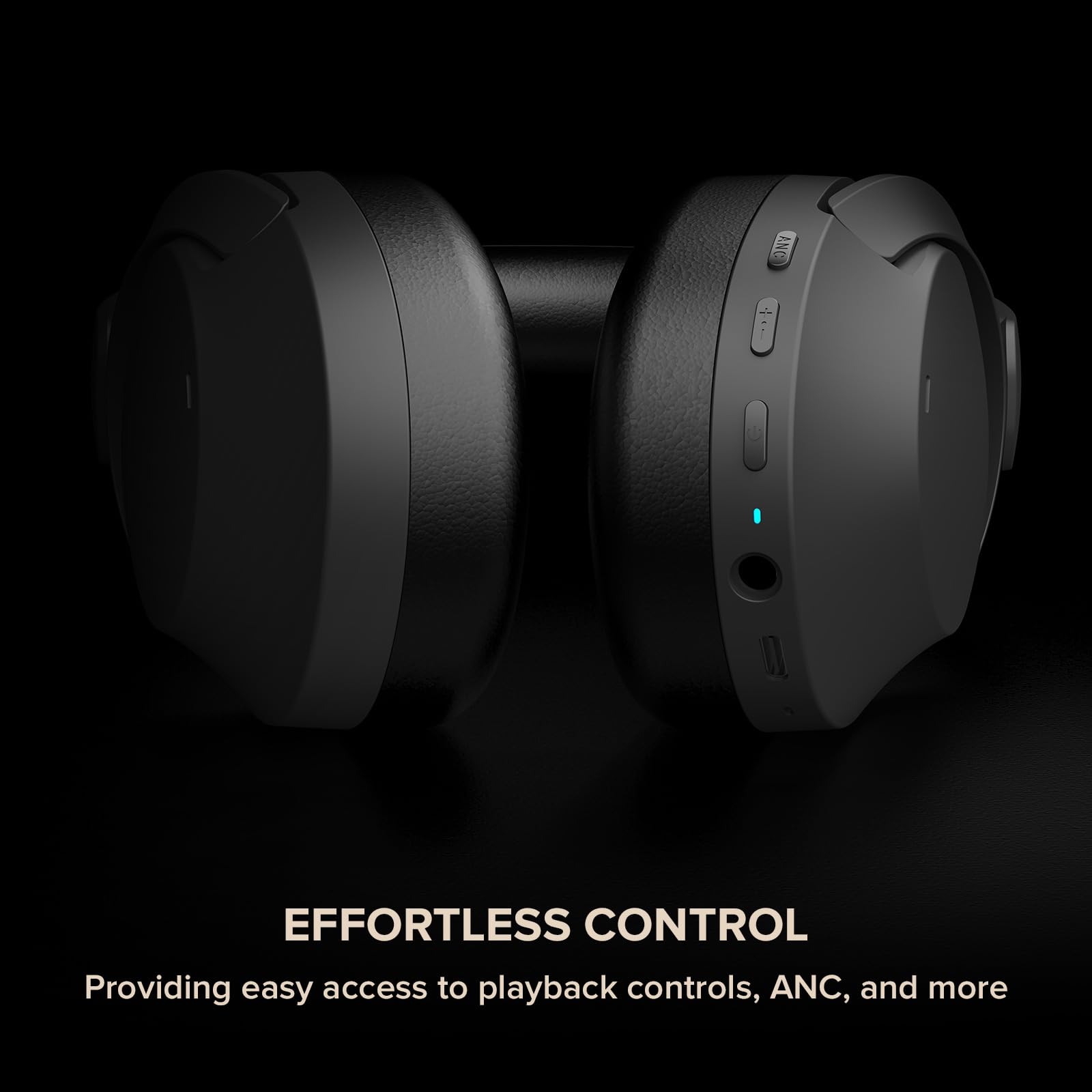 Creative Zen Hybrid 2 Wireless Over-Ear Headphones with Hybrid Active Noise Cancellation - 67 Hour Battery Life (ANC Off), Ambient Sound Mode, Bluetooth 5.0 - Perfect for Travel, Work & Home Office (Black)